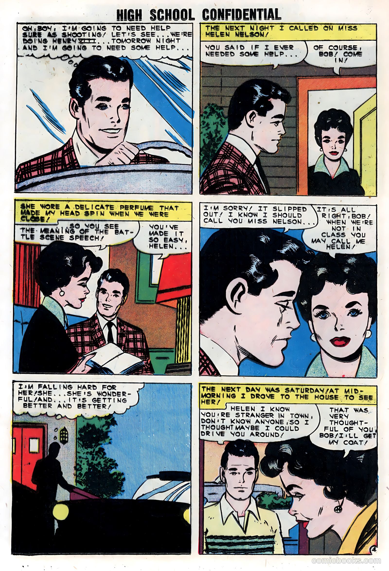 High School Confidential Diary #5 (1961) — page 24 of 36