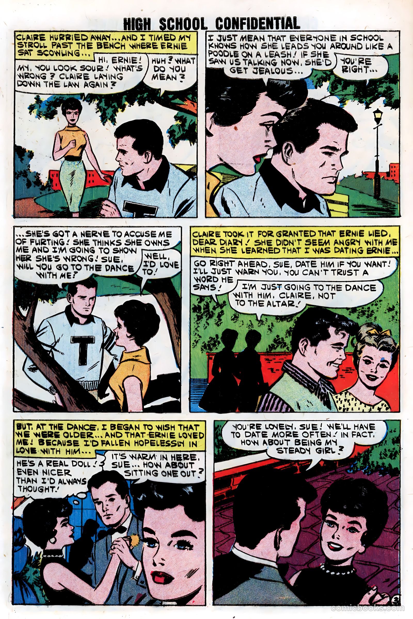 High School Confidential Diary #5 (1961) — page 32 of 36