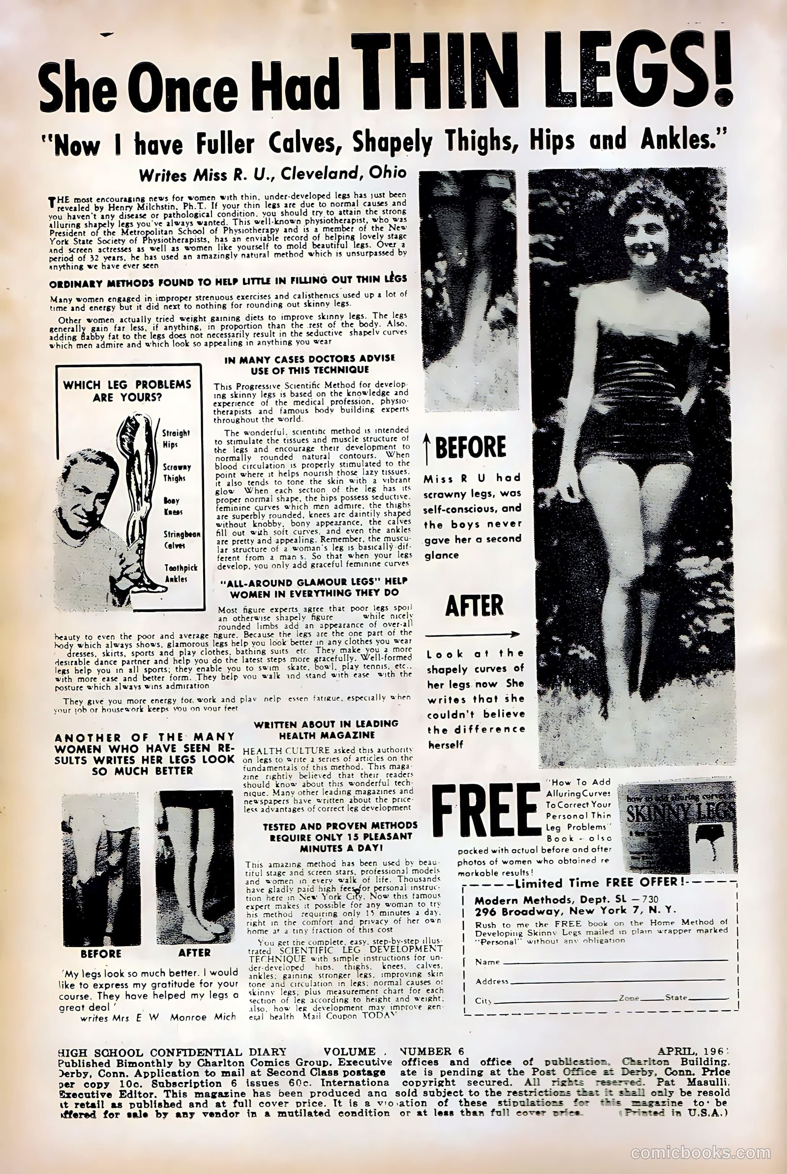 High School Confidential Diary #6 (1961) — page 2 of 36