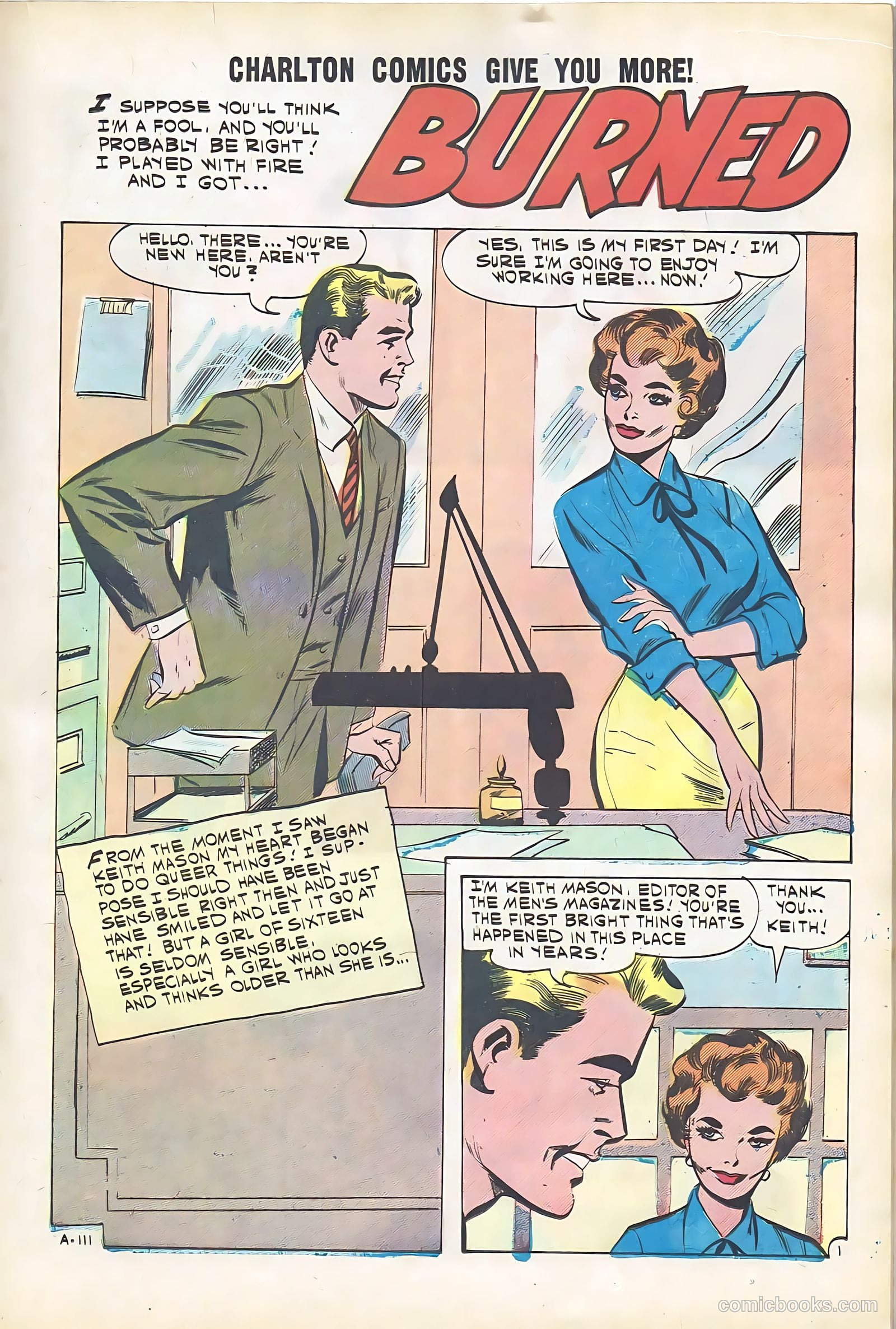 High School Confidential Diary #6 (1961) — page 17 of 36