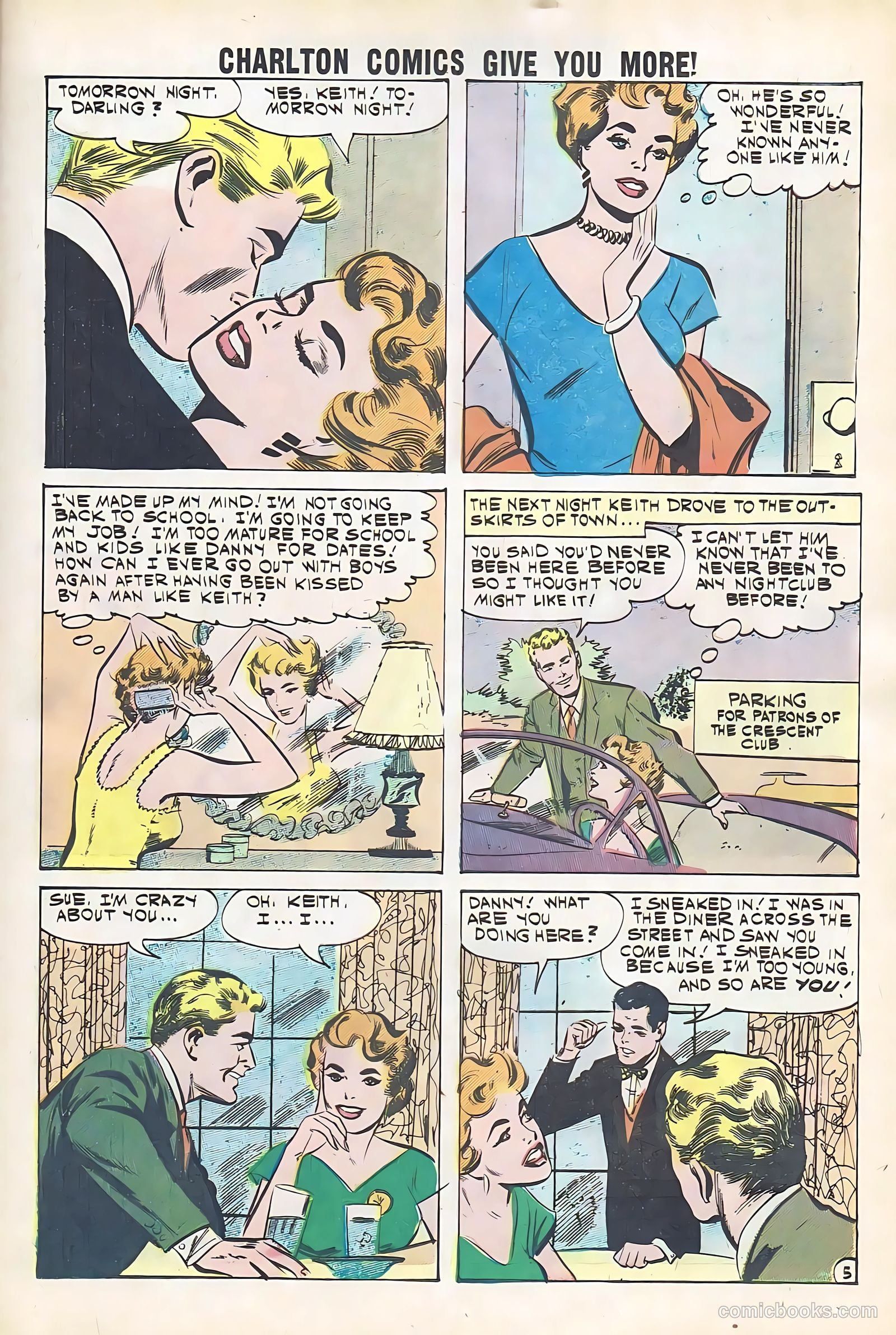 High School Confidential Diary #6 (1961) — page 21 of 36