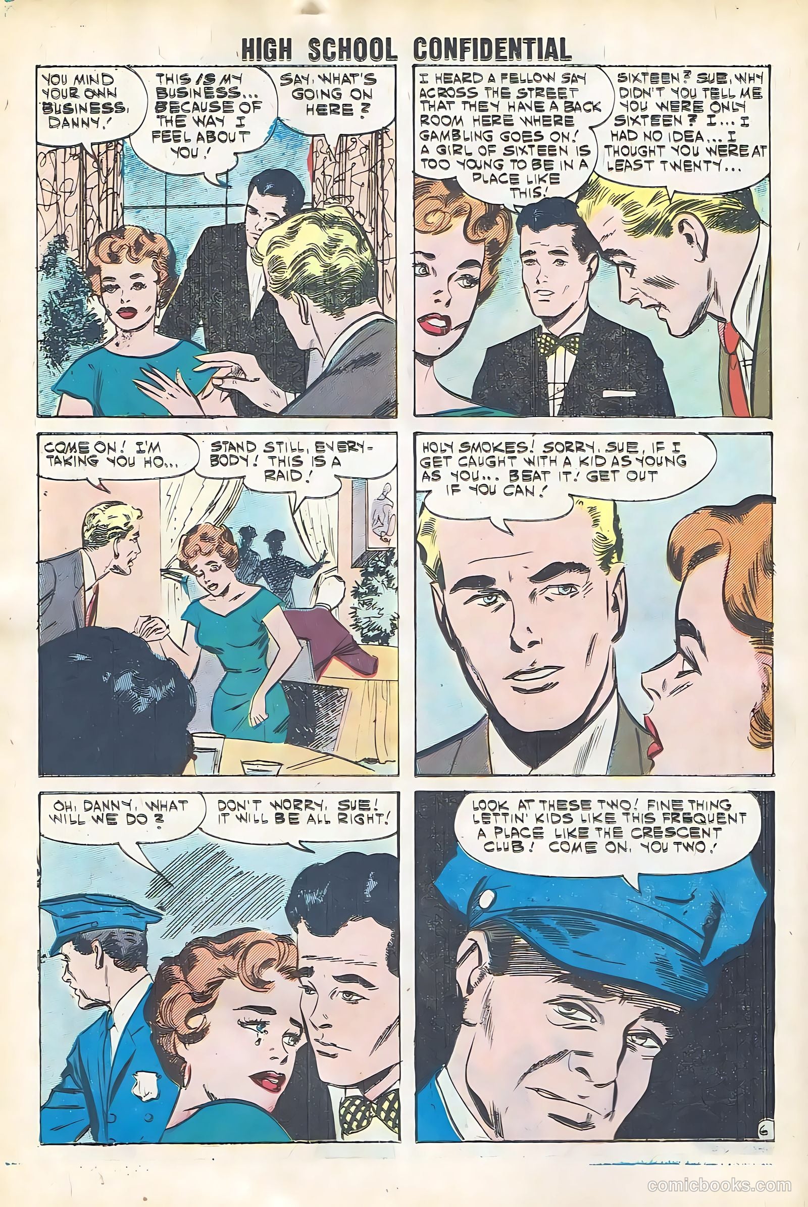 High School Confidential Diary #6 (1961) — page 22 of 36