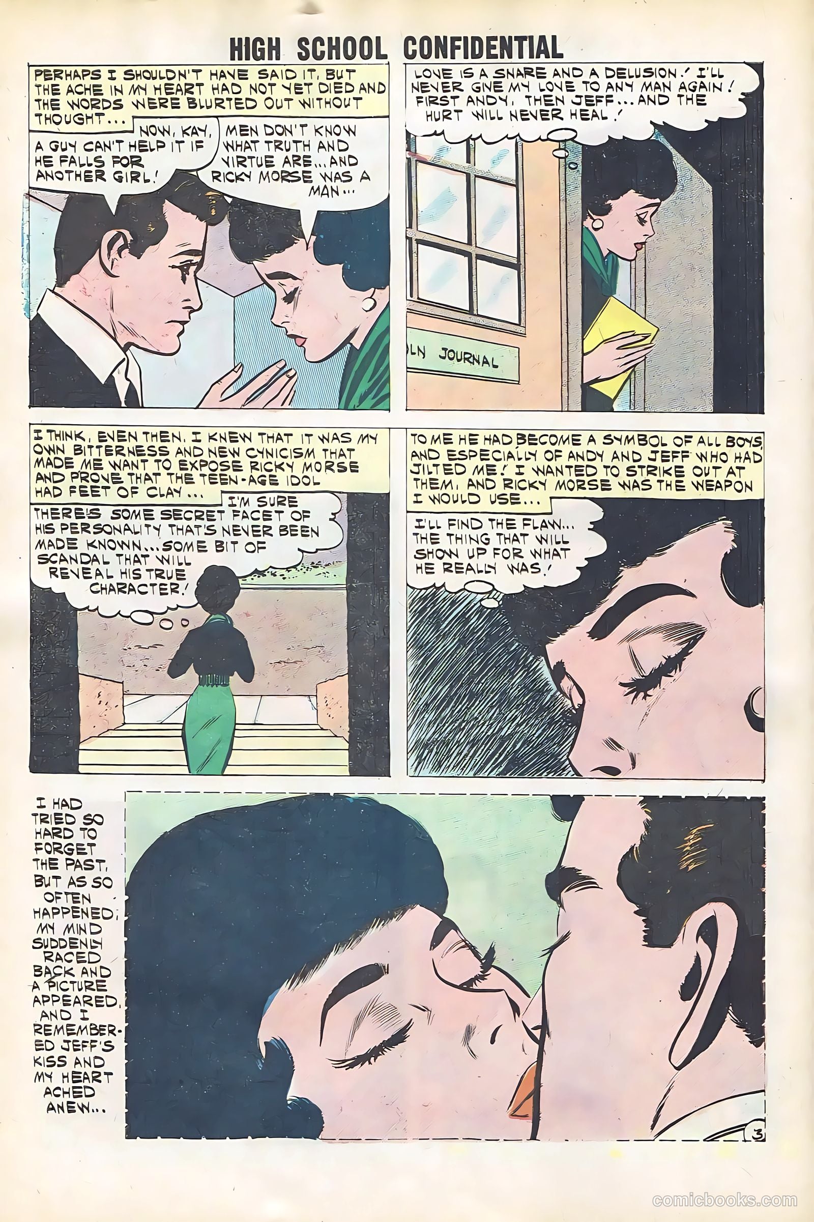 High School Confidential Diary #6 (1961) — page 28 of 36