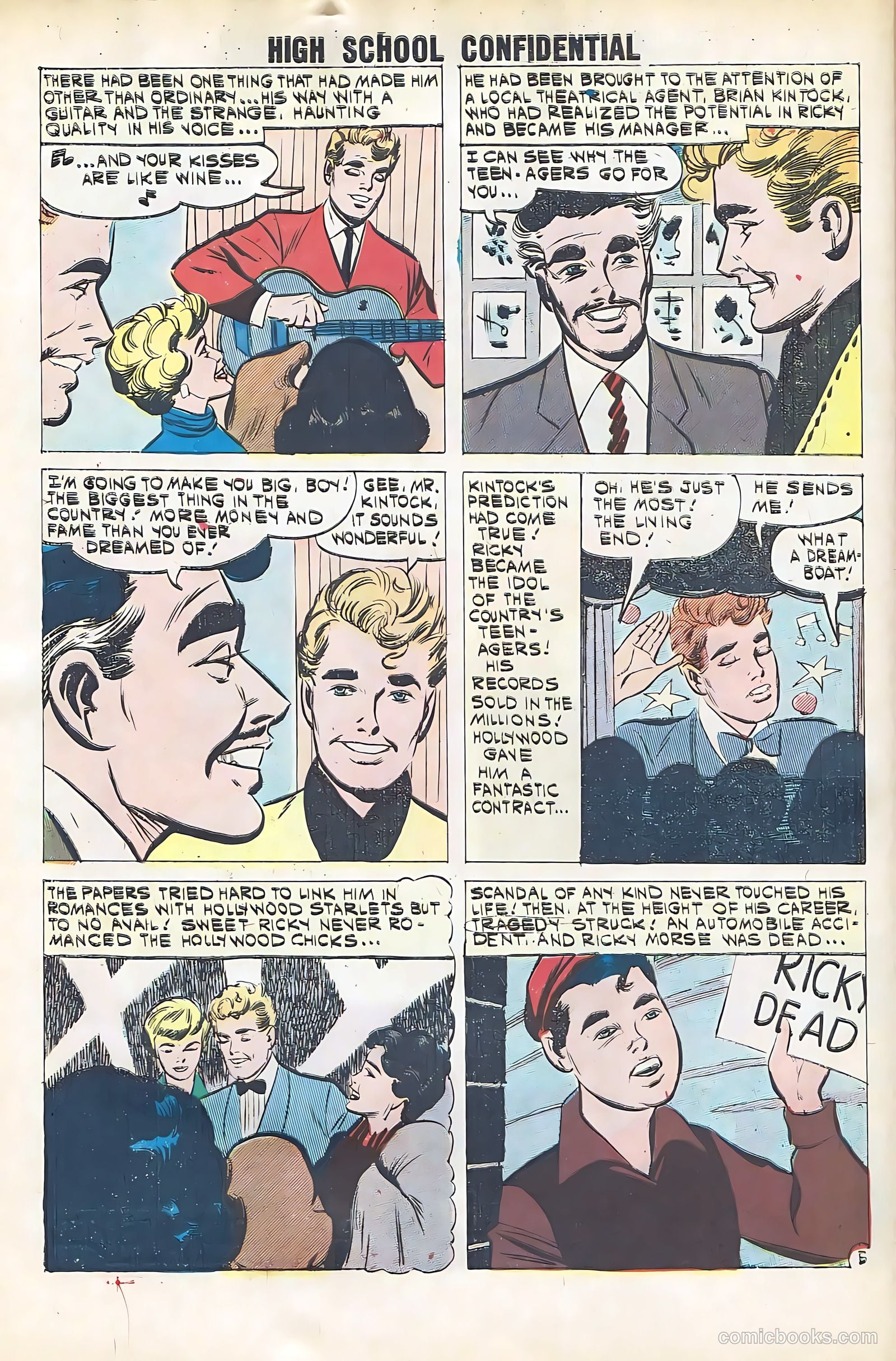 High School Confidential Diary #6 (1961) — page 30 of 36
