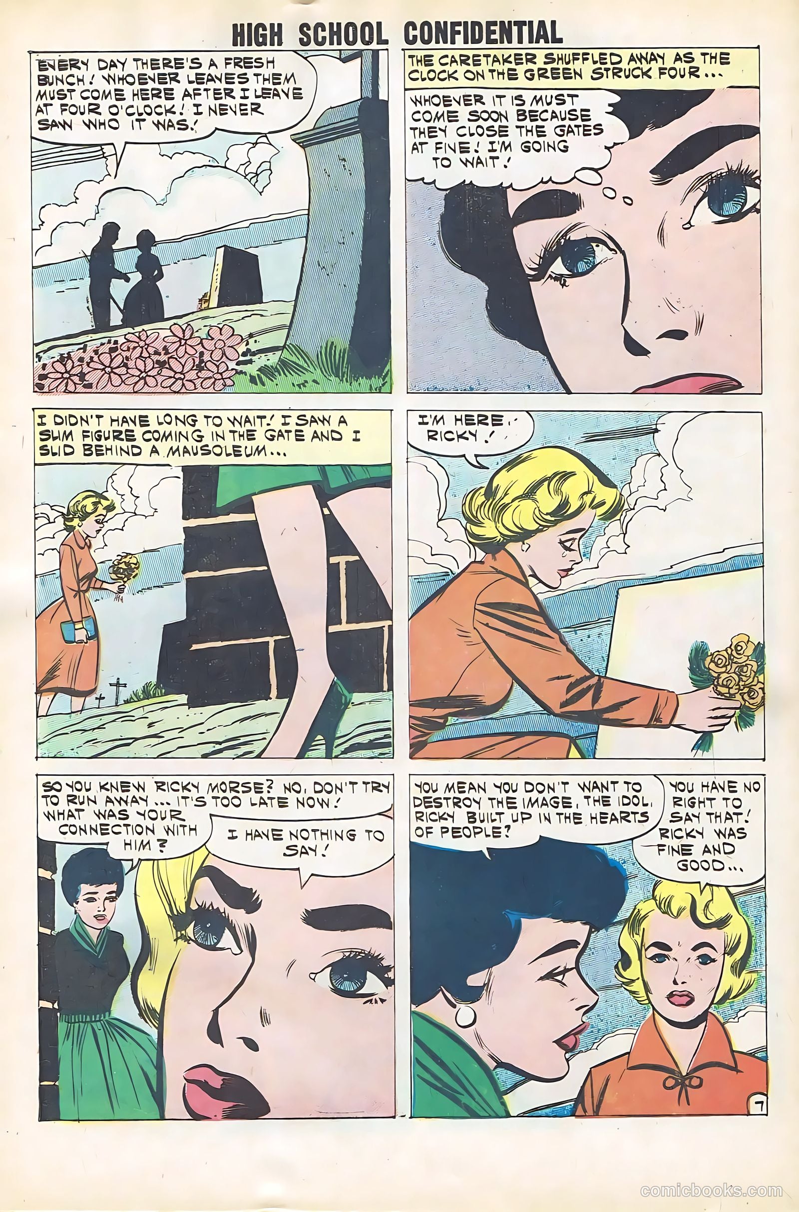 High School Confidential Diary #6 (1961) — page 32 of 36