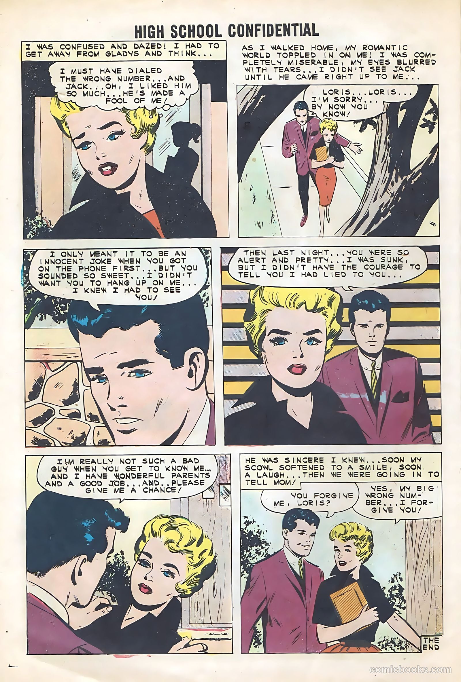High School Confidential Diary #7 (1961) — page 6 of 36