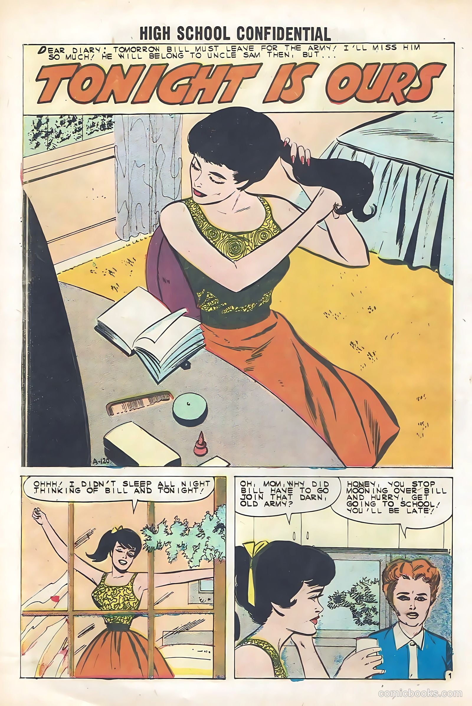 High School Confidential Diary #7 (1961) — page 12 of 36