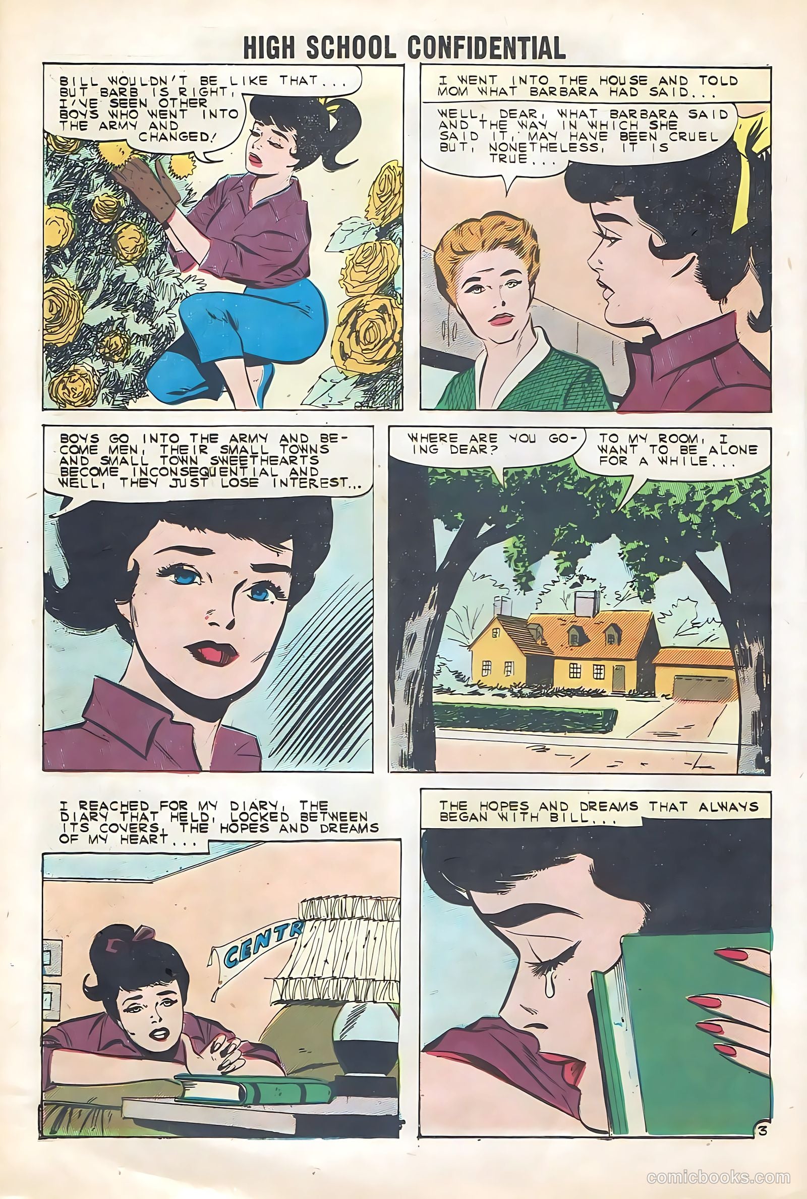 High School Confidential Diary #7 (1961) — page 14 of 36