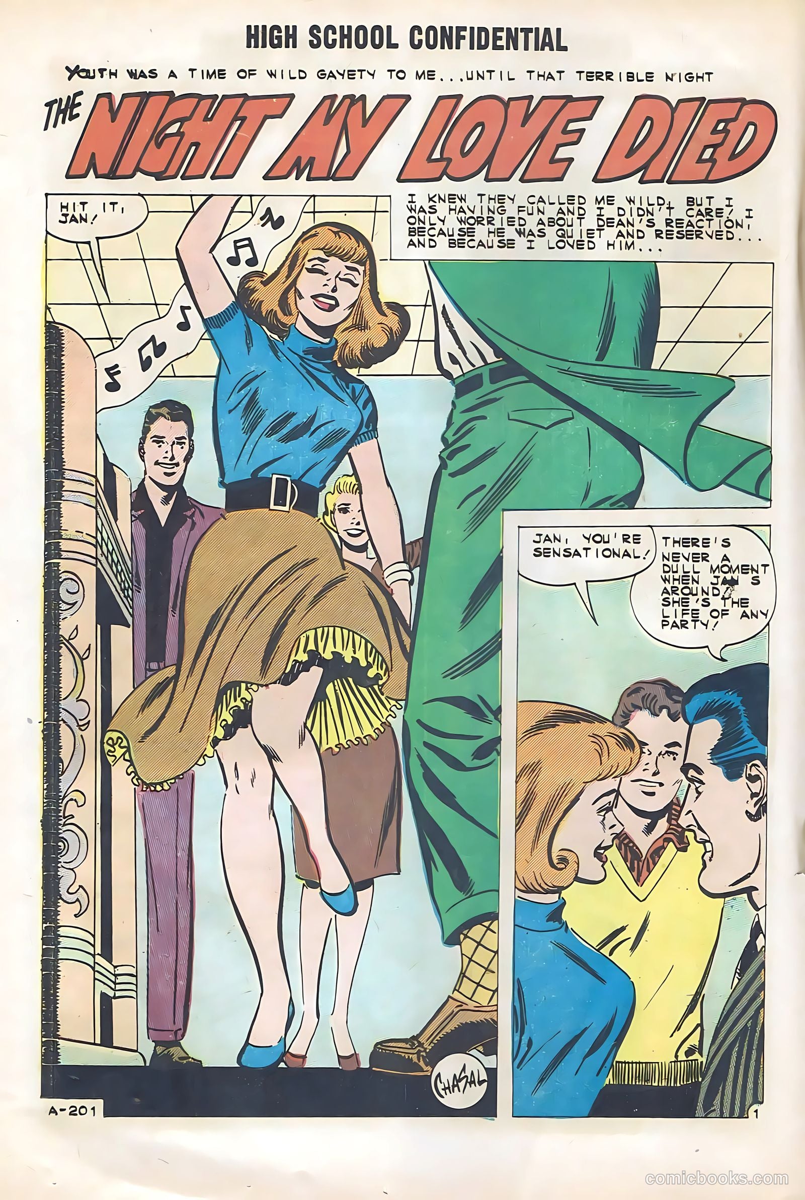 High School Confidential Diary #7 (1961) — page 20 of 36