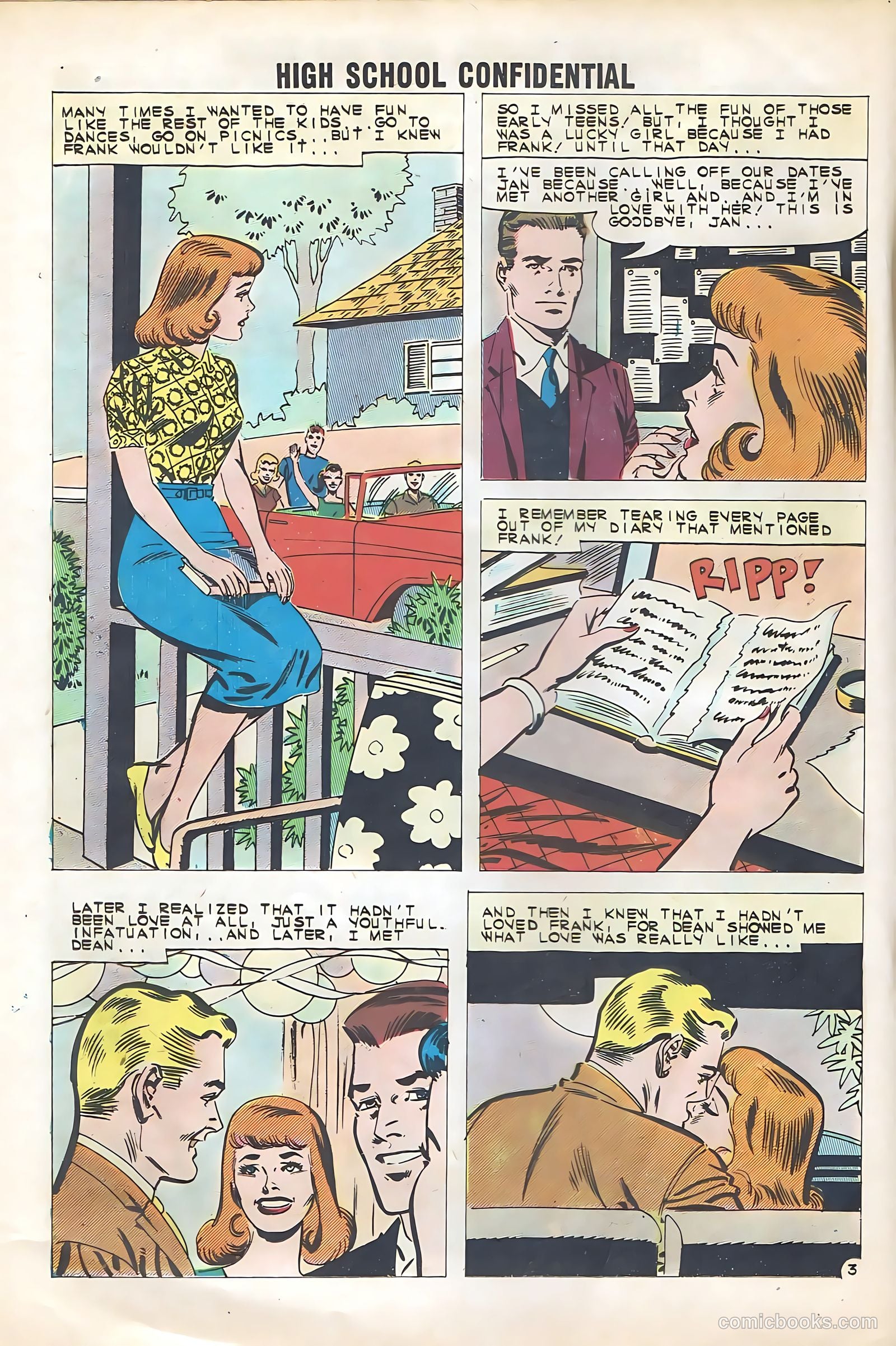 High School Confidential Diary #7 (1961) — page 22 of 36