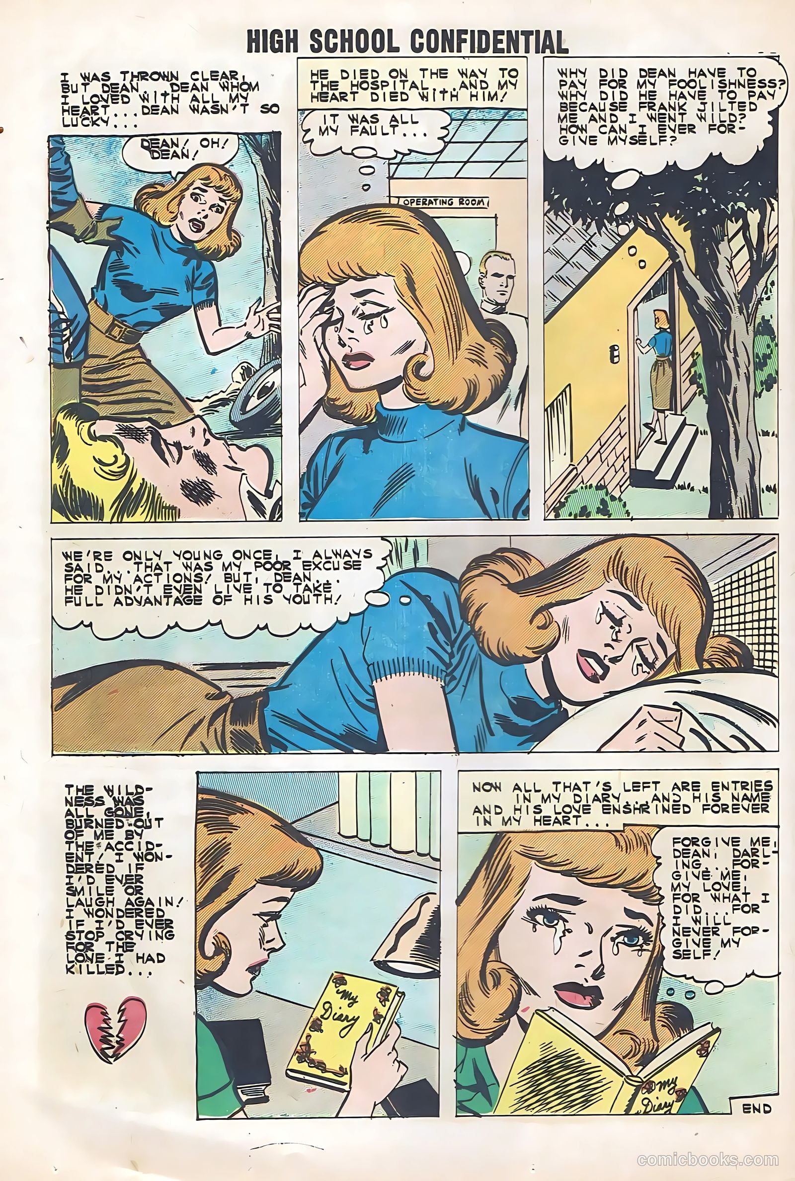 High School Confidential Diary #7 (1961) — page 24 of 36