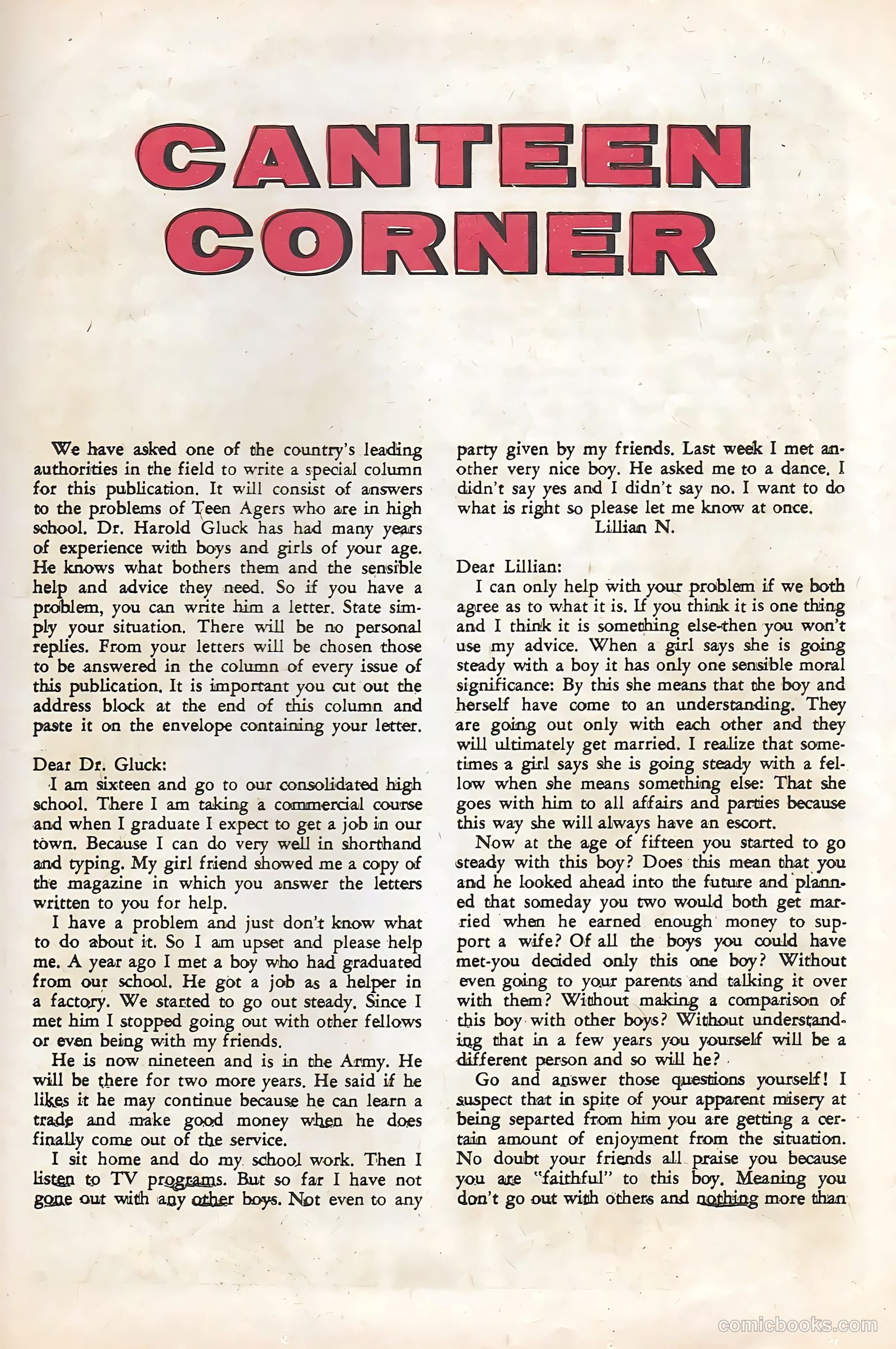 High School Confidential Diary #7 (1961) — page 25 of 36