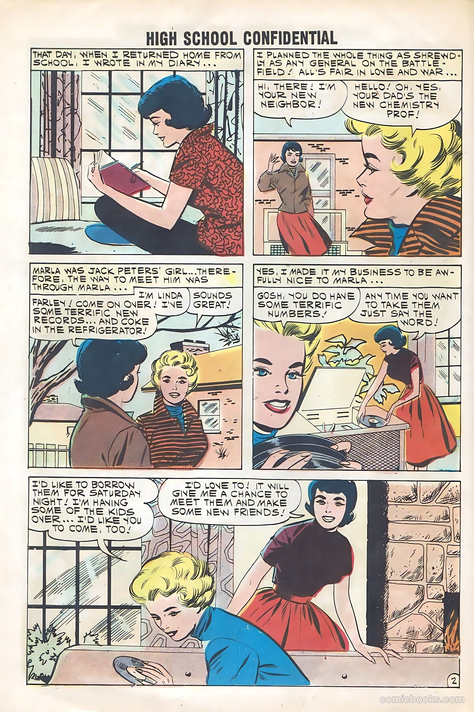 High School Confidential Diary #7 (1961) — page 28 of 36