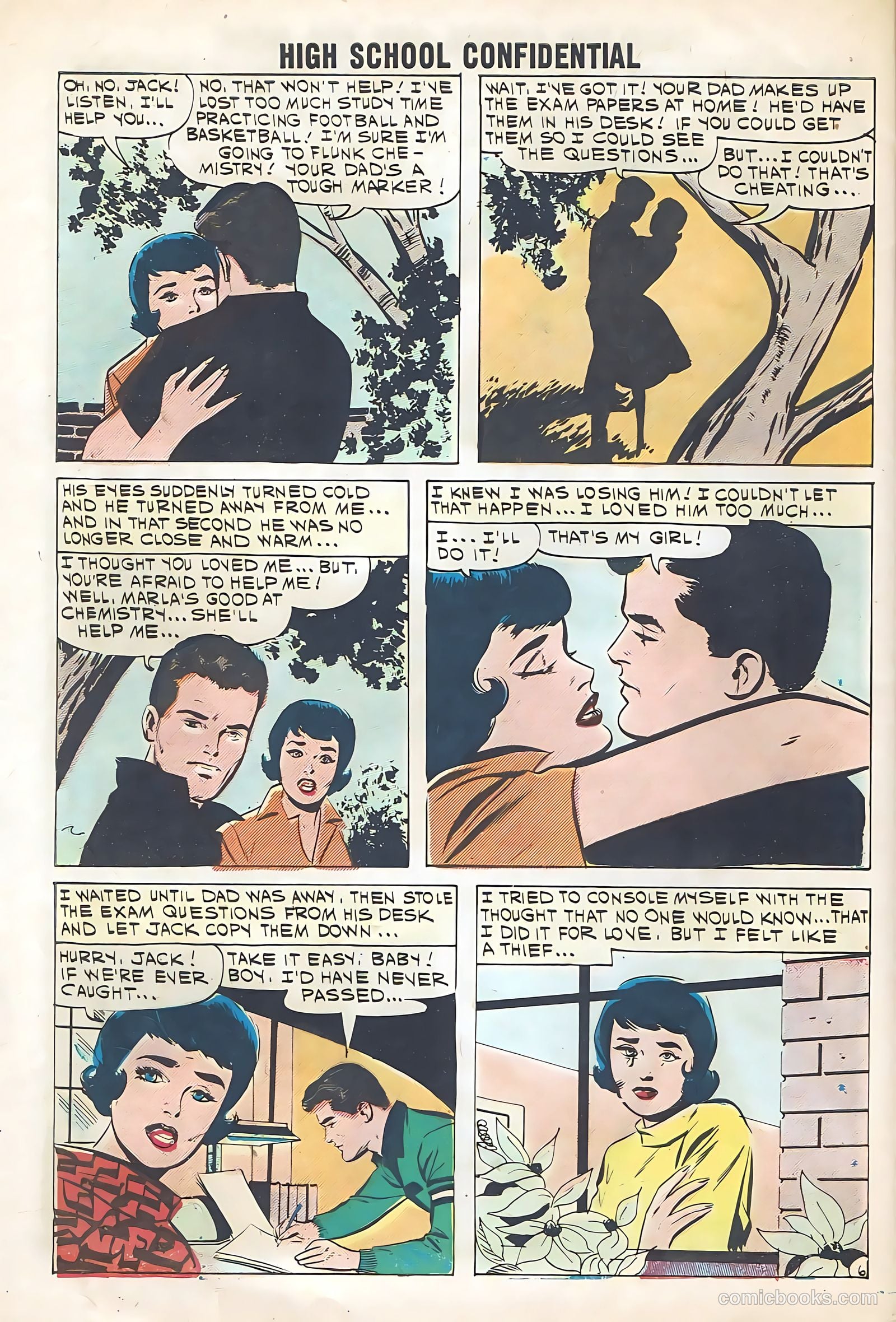 High School Confidential Diary #7 (1961) — page 32 of 36