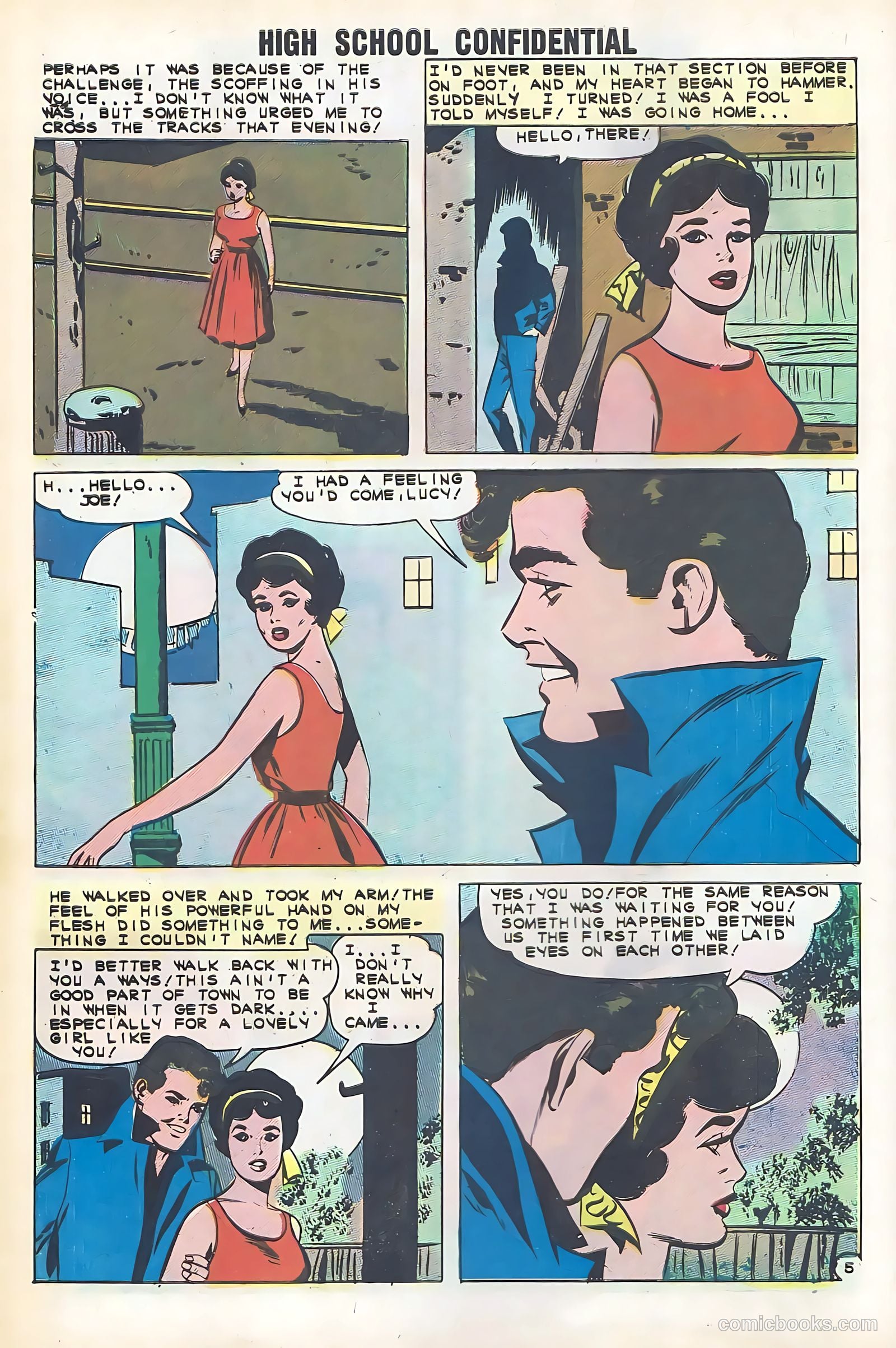 High School Confidential Diary #9 (1961) — page 8 of 36