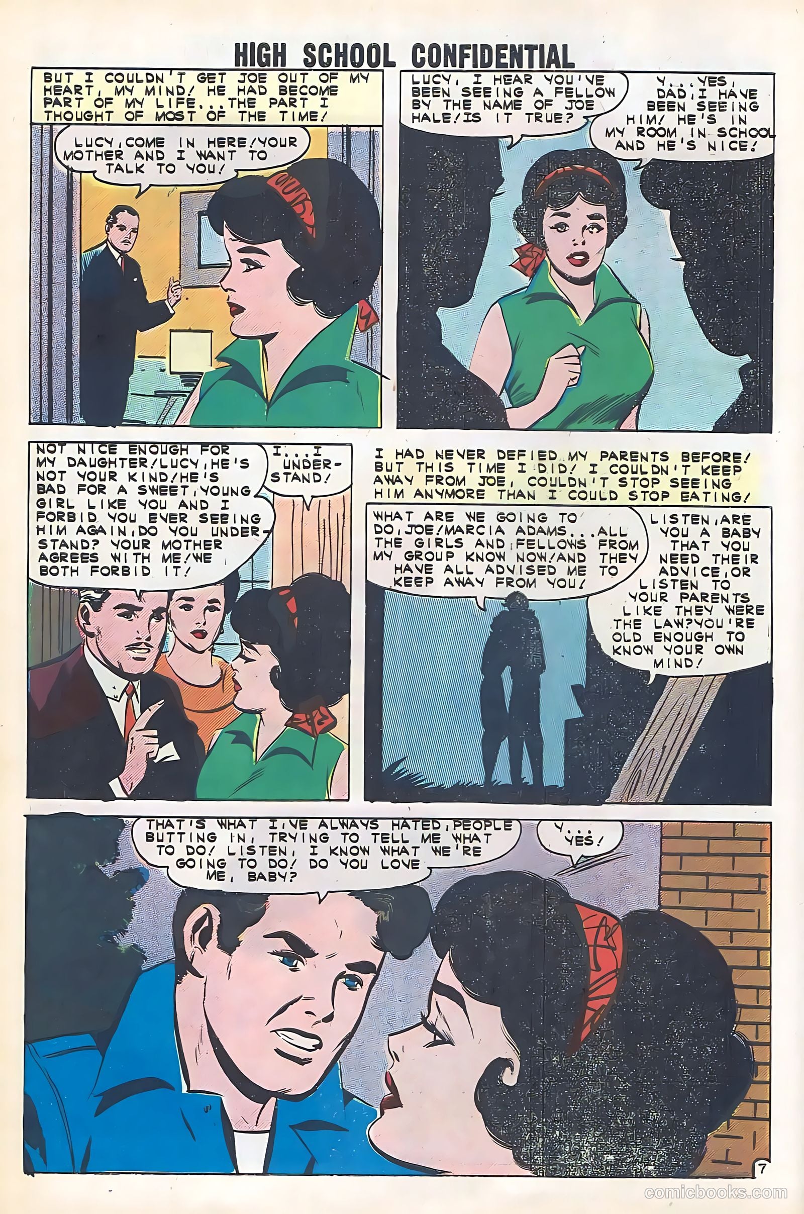 High School Confidential Diary #9 (1961) — page 10 of 36