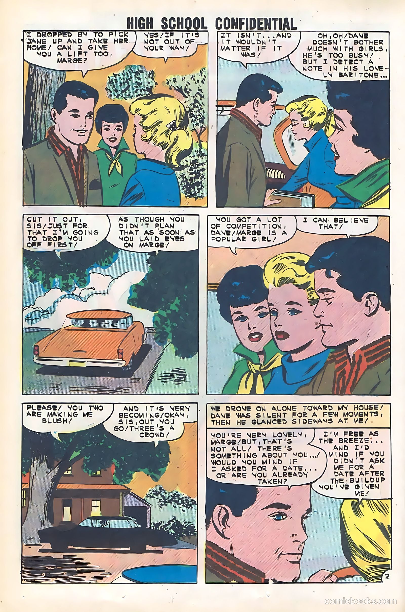 High School Confidential Diary #9 (1961) — page 24 of 36