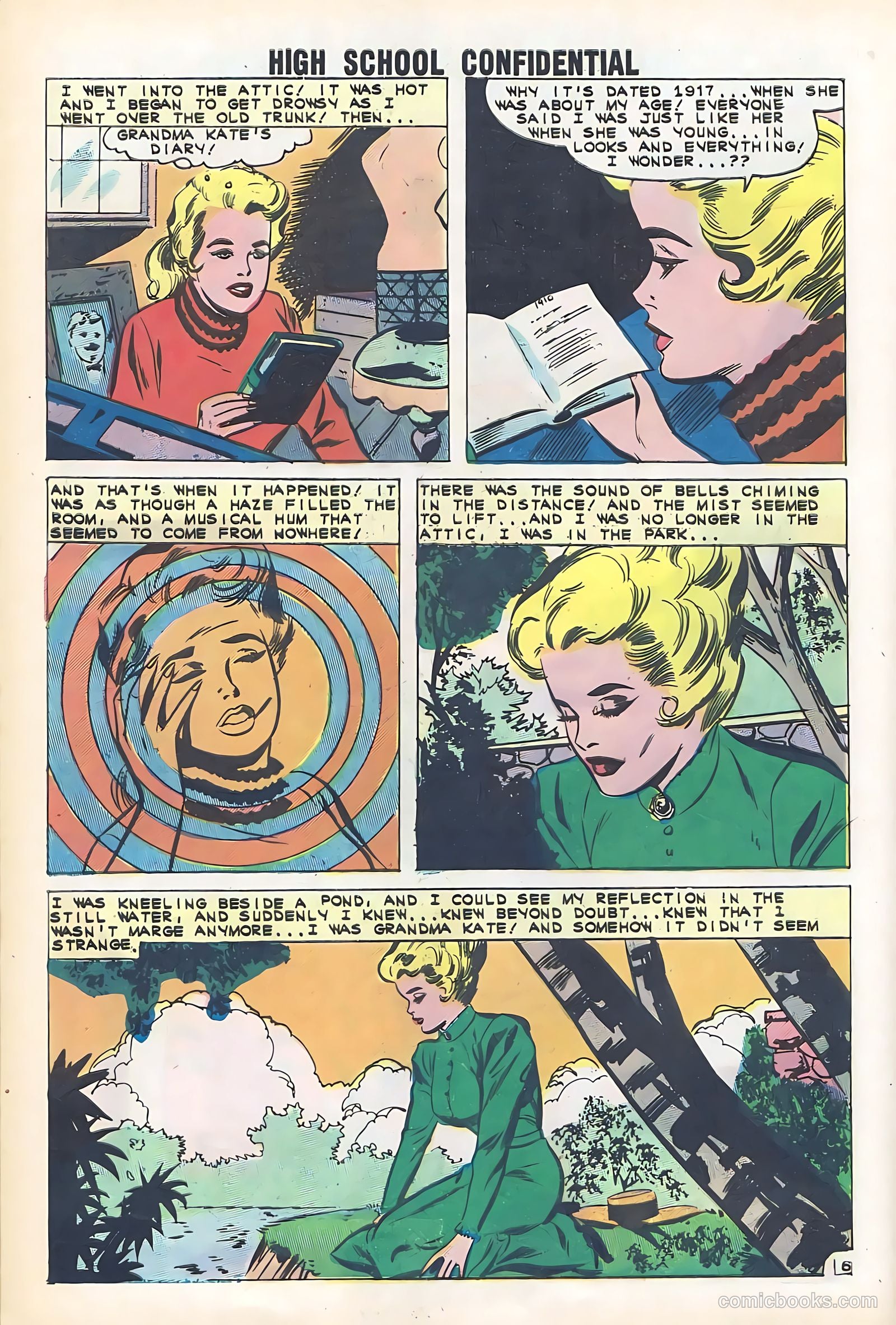 High School Confidential Diary #9 (1961) — page 28 of 36