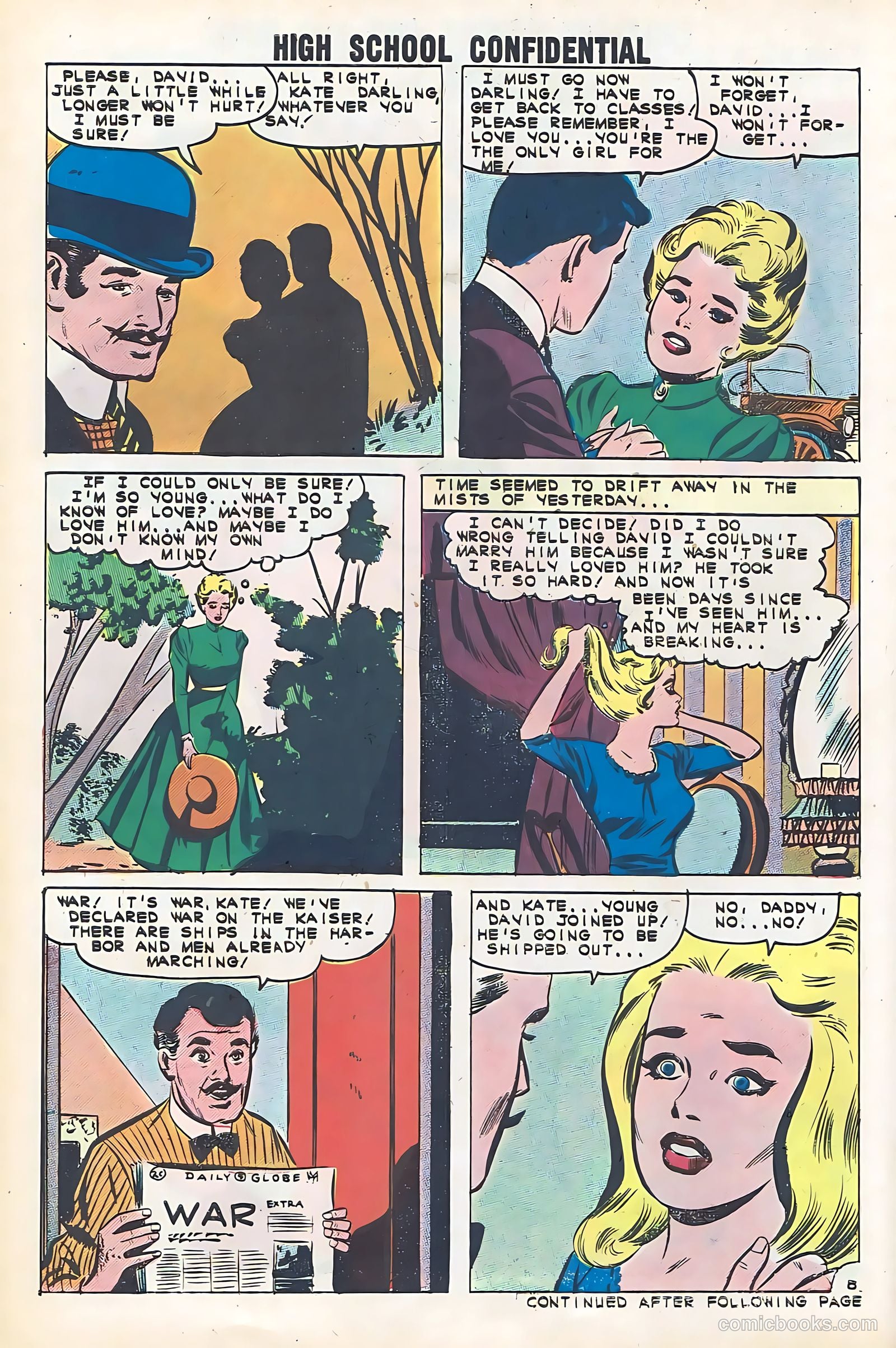 High School Confidential Diary #9 (1961) — page 30 of 36