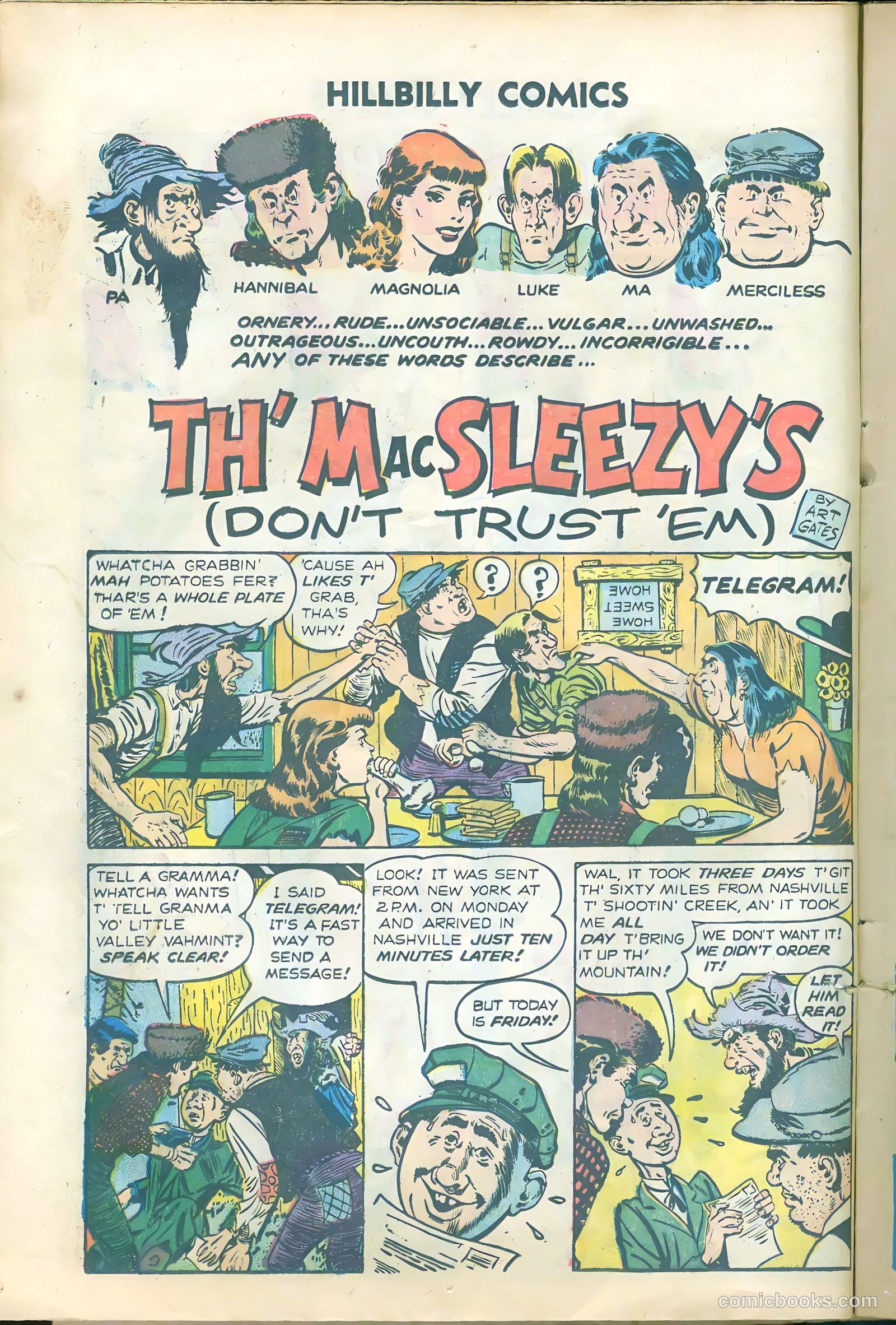 Hillbilly Comics #1 (1955) — page 12 of 36