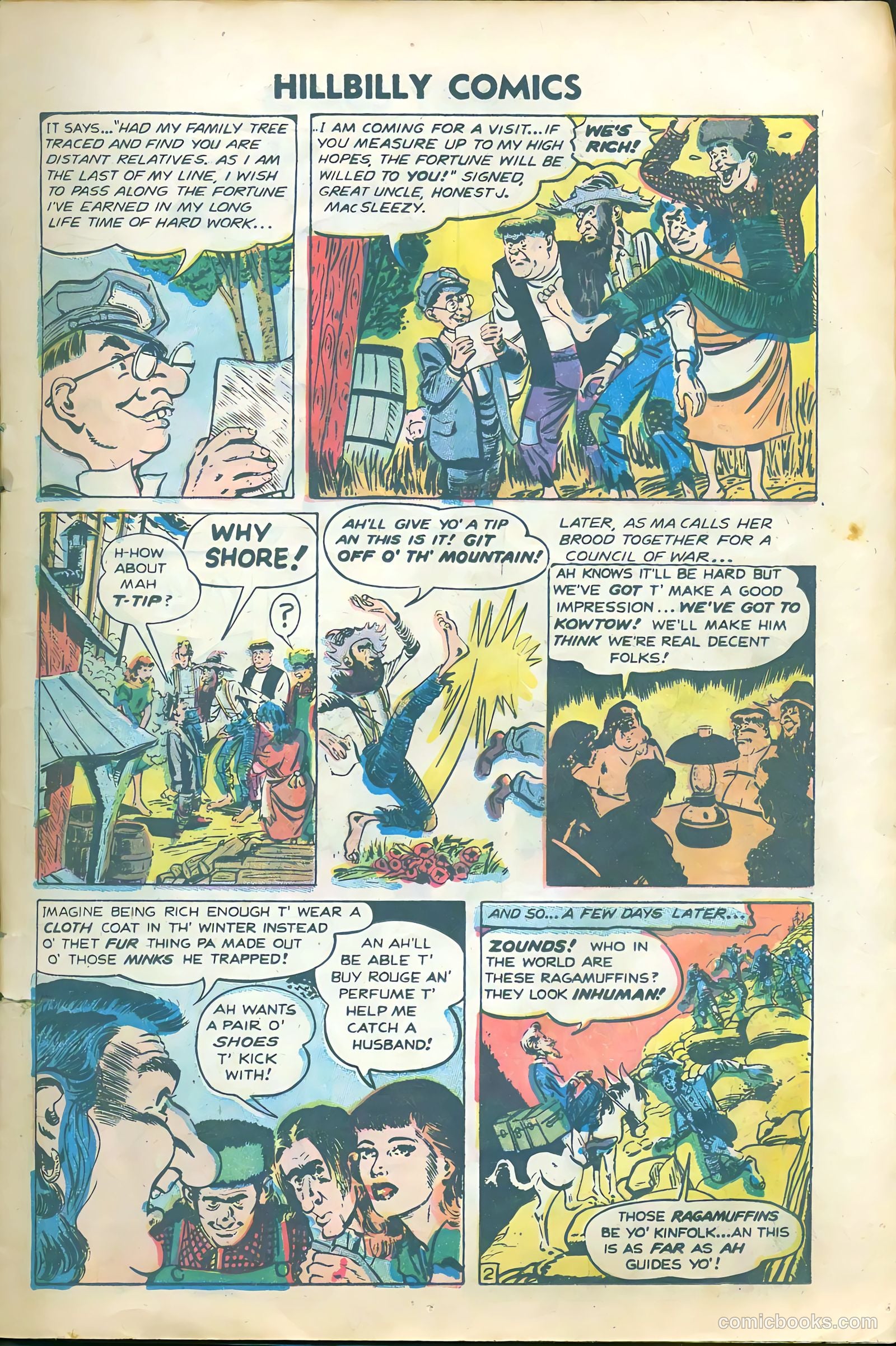Hillbilly Comics #1 (1955) — page 13 of 36