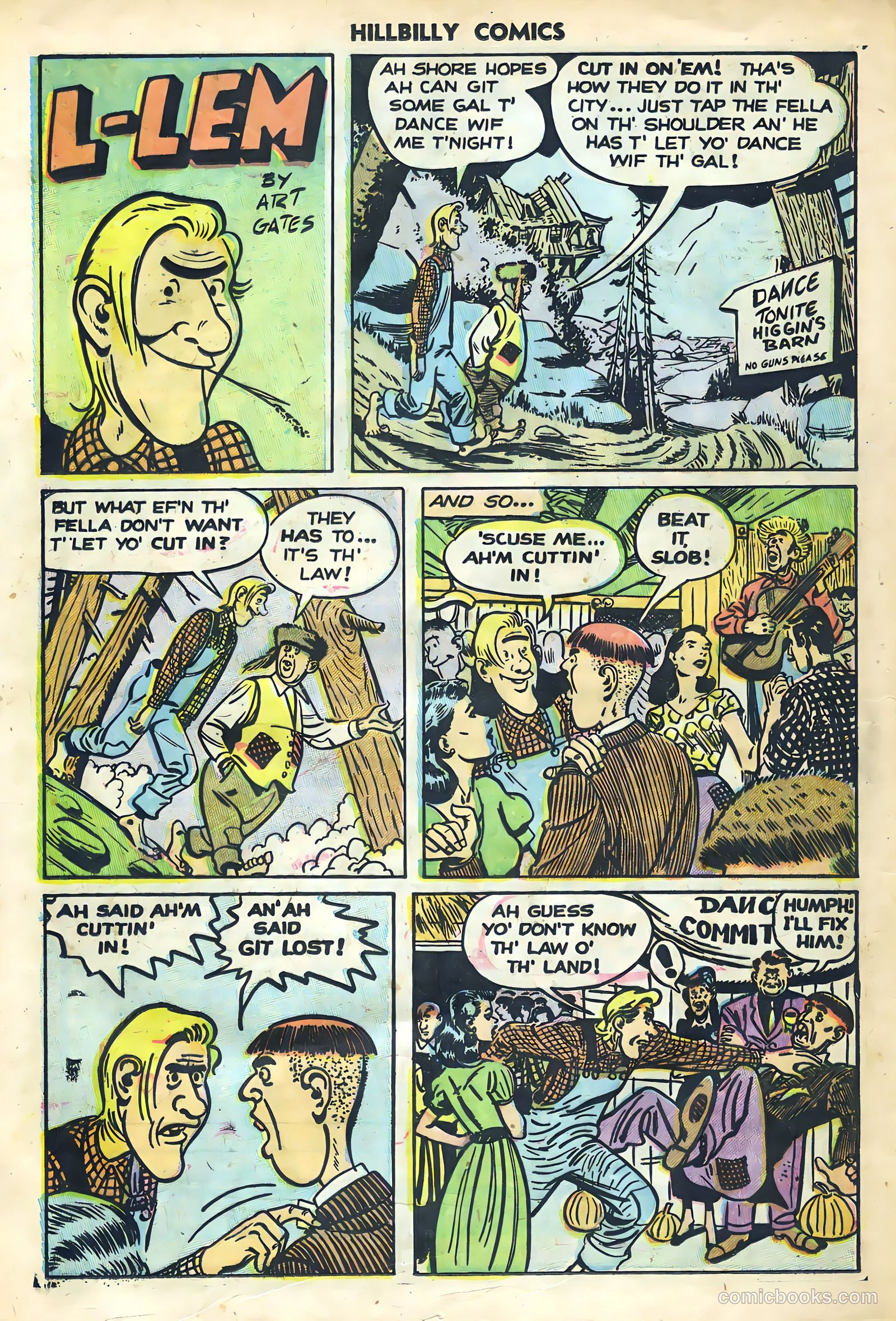 Hillbilly Comics #2 (1955) — page 16 of 36
