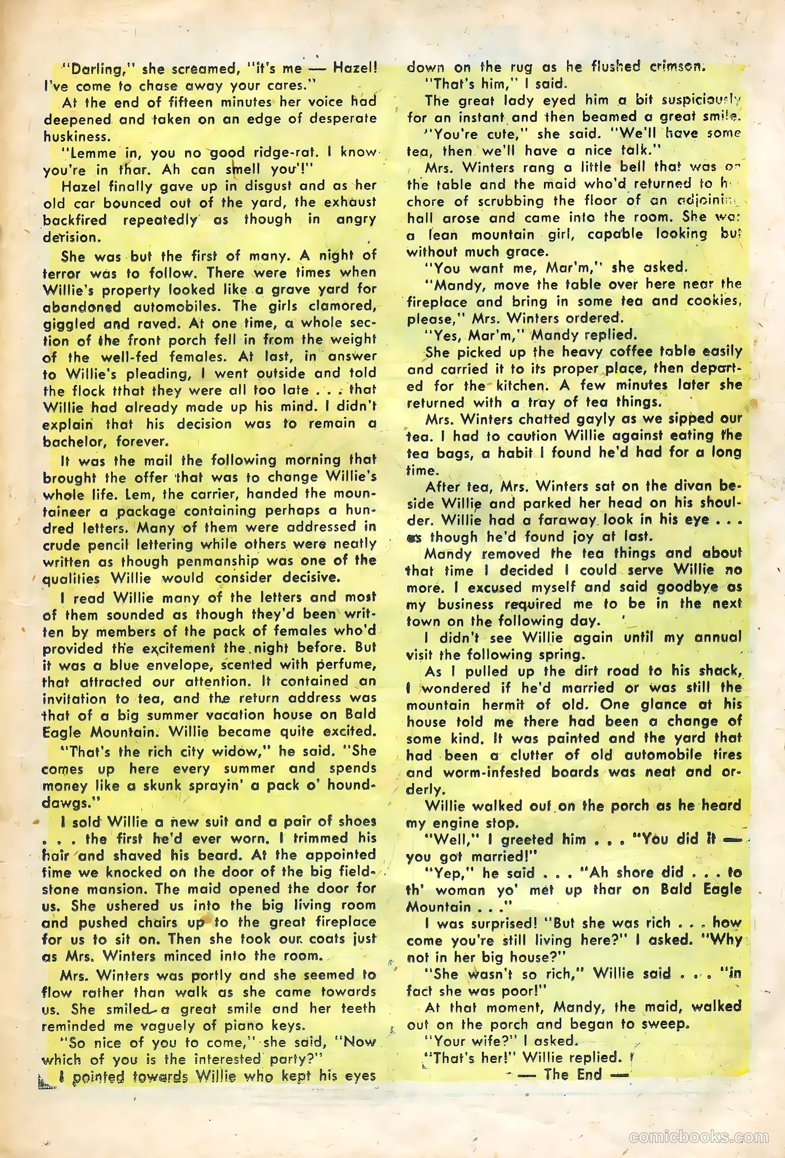 Hillbilly Comics #2 (1955) — page 19 of 36
