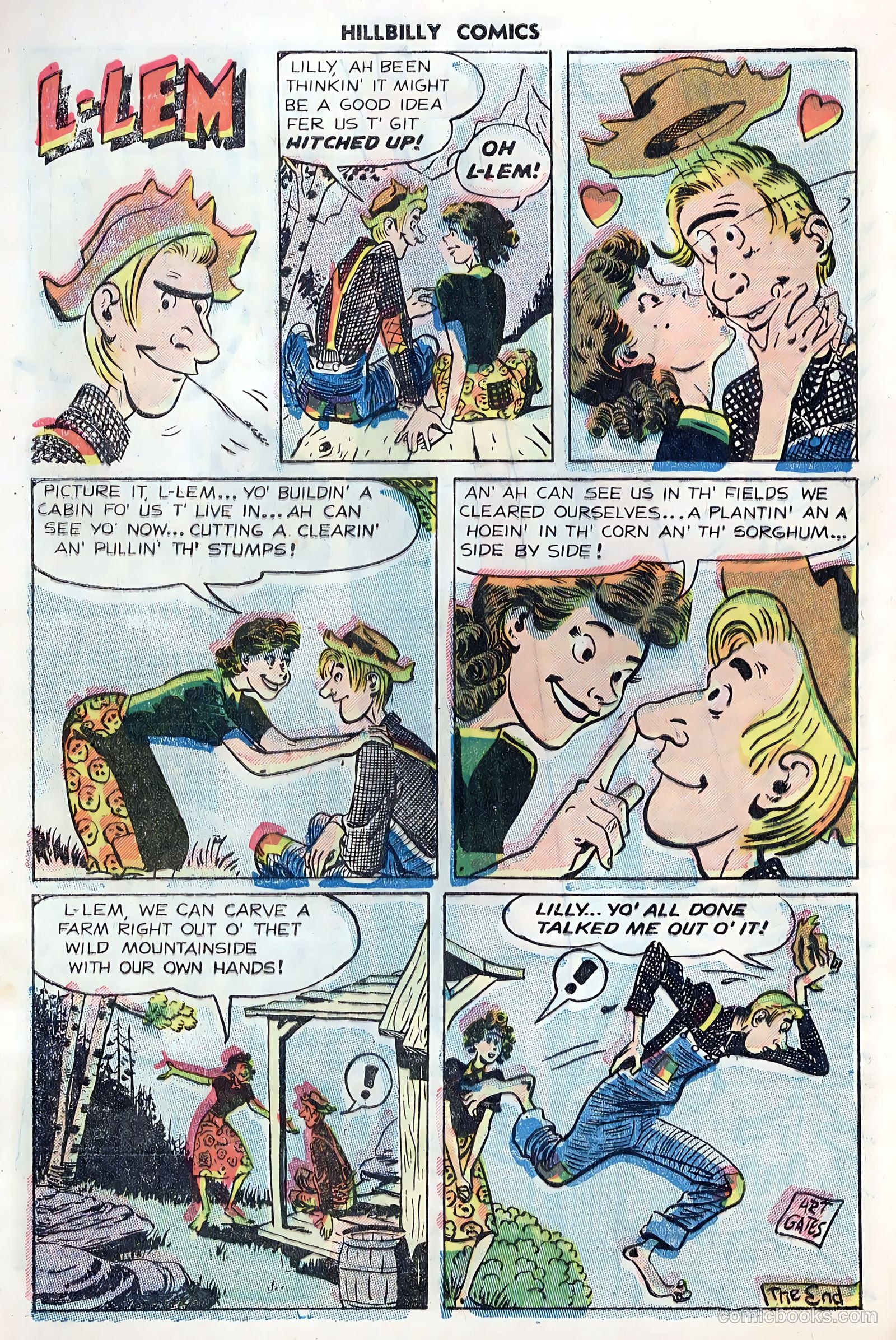 Hillbilly Comics #3 (1956) — page 32 of 36