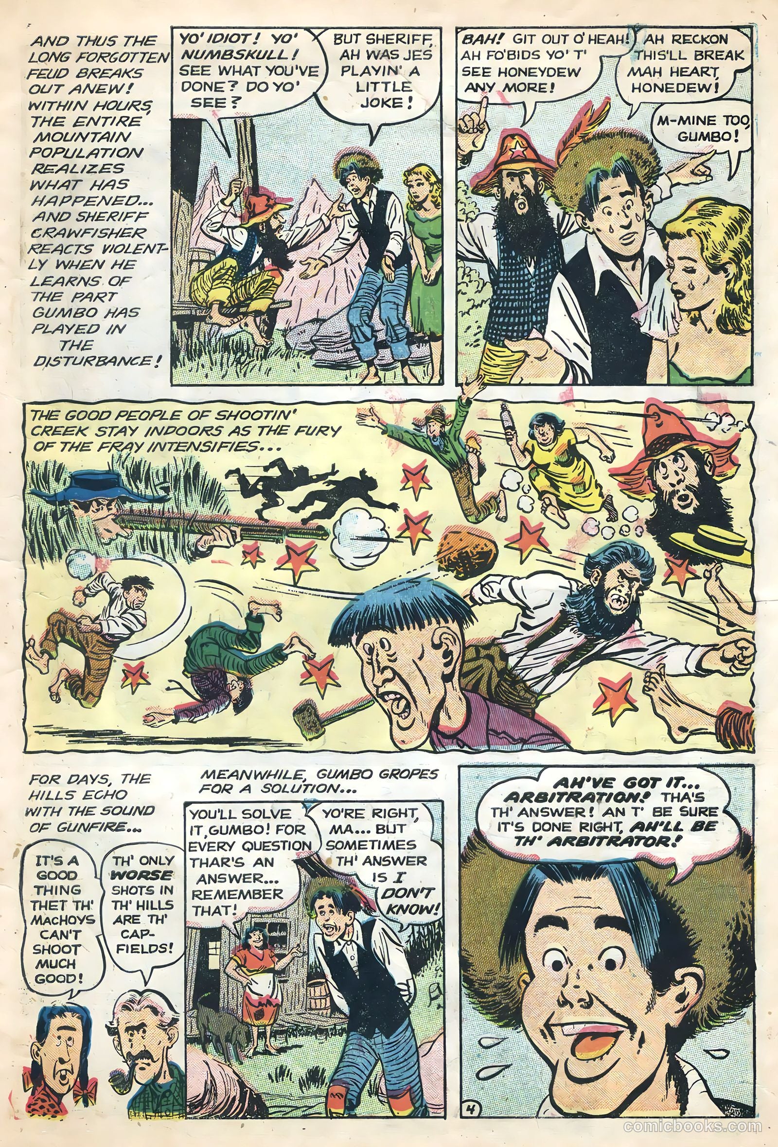 Hillbilly Comics #4 (1956) — page 7 of 36