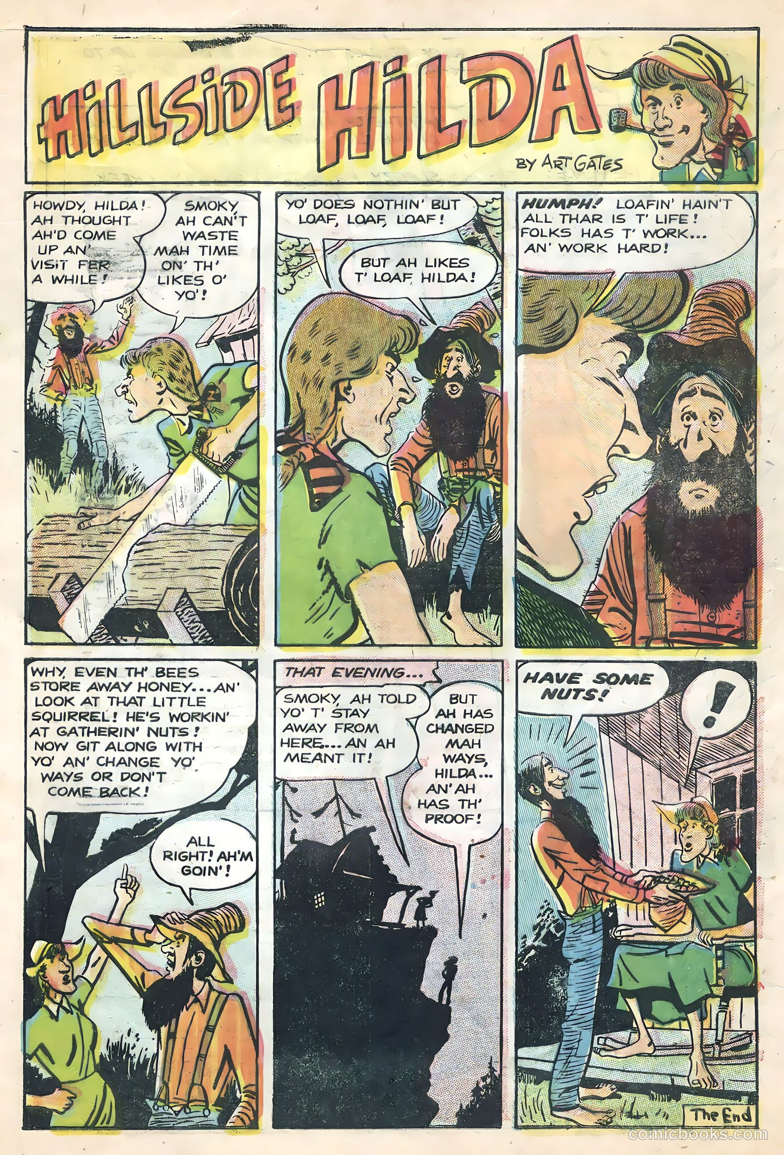 Hillbilly Comics #4 (1956) — page 32 of 36