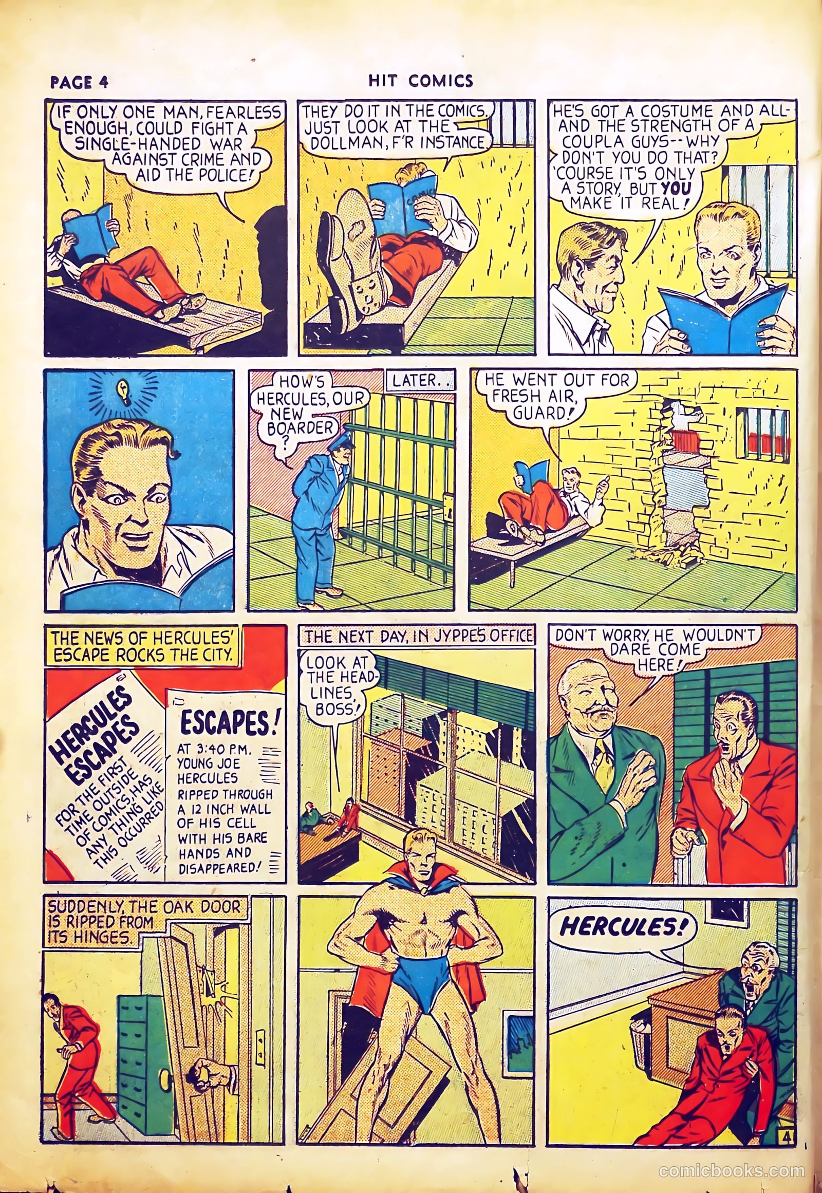 Hit Comics #1 (1940) — page 6 of 68