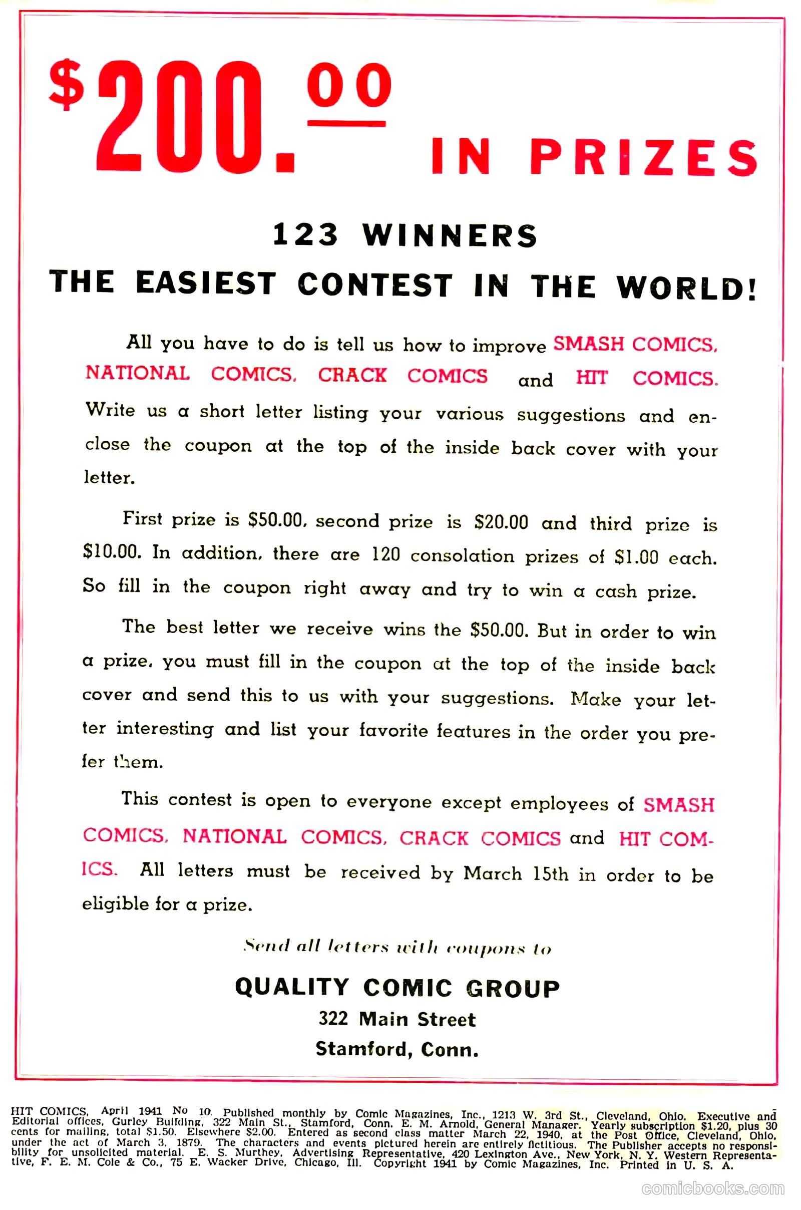 Hit Comics #10 (1941) — page 2 of 68