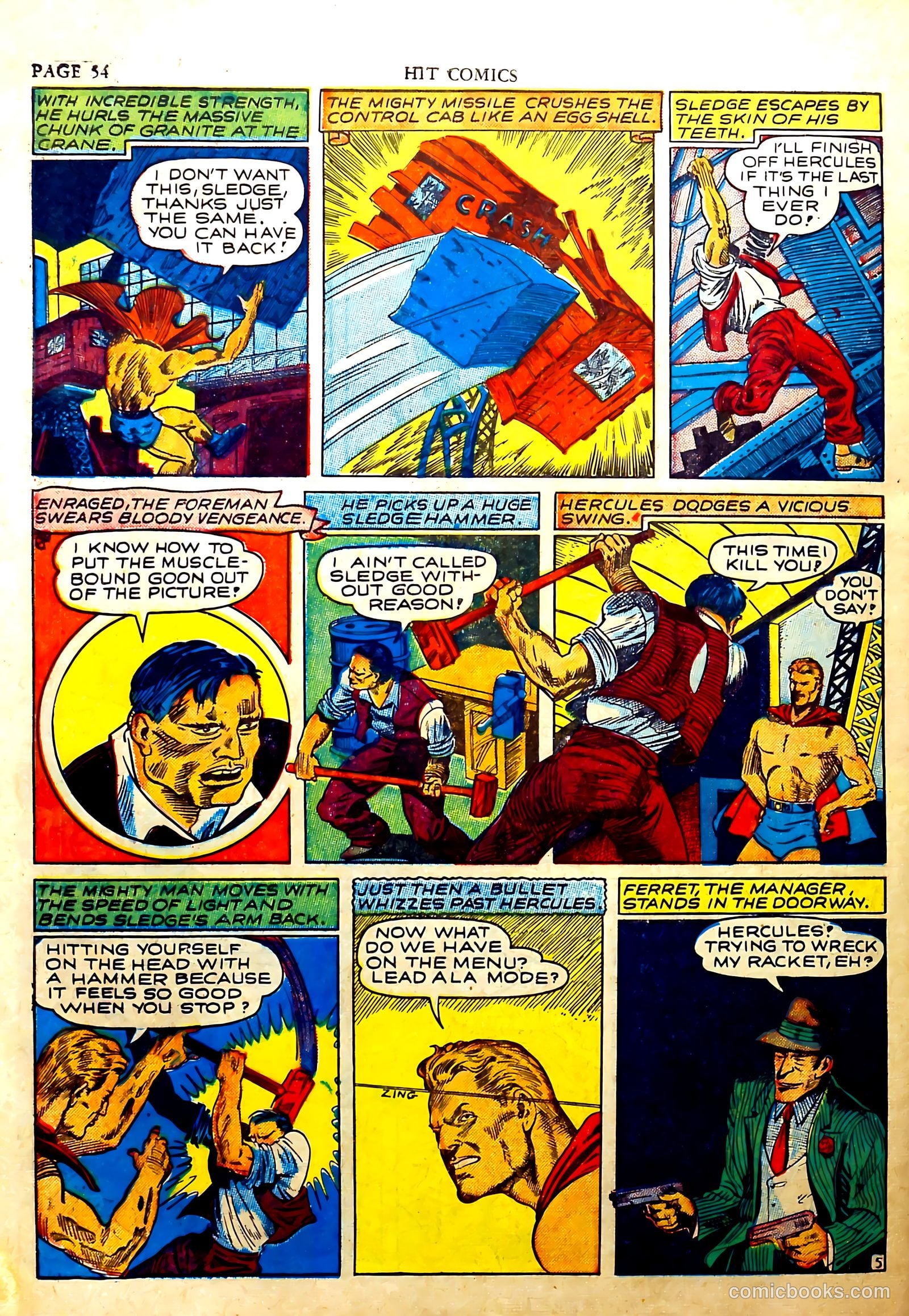Hit Comics #18 (1941) — page 56 of 68
