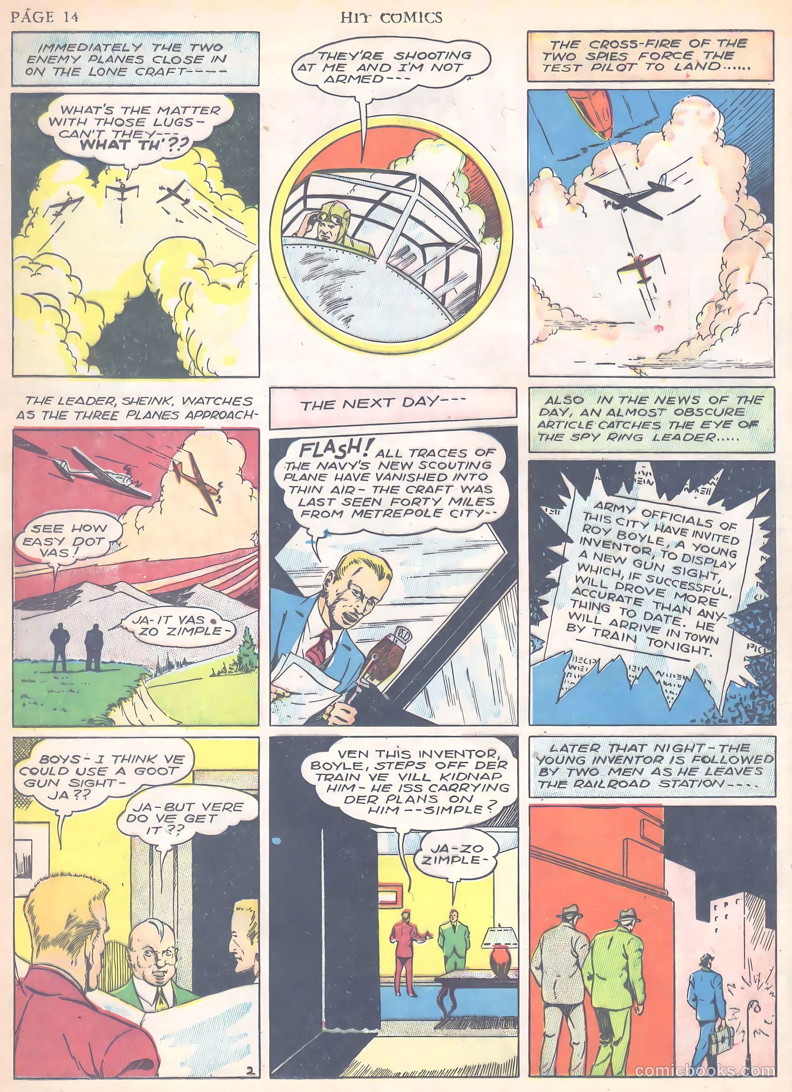 Hit Comics #19 (1942) — page 16 of 68