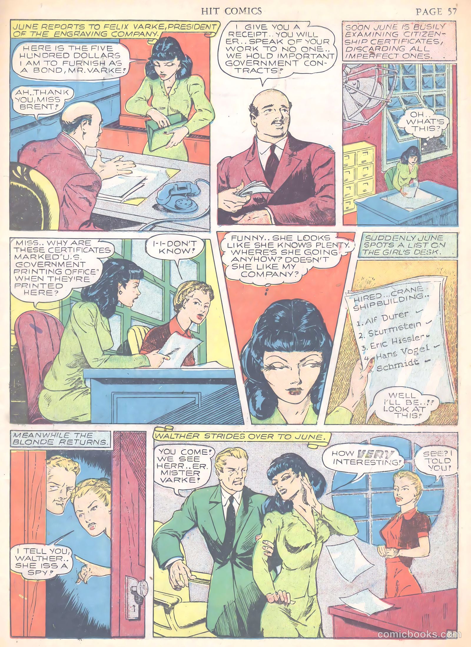 Hit Comics #19 (1942) — page 59 of 68