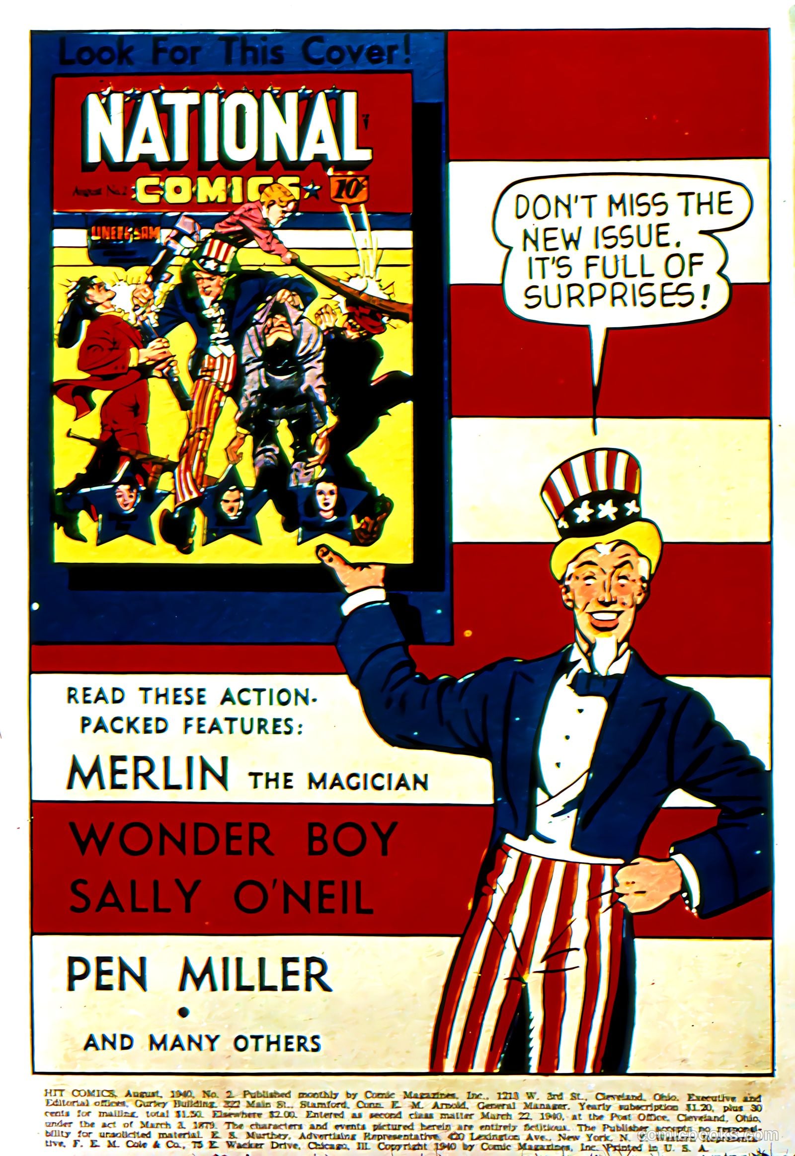 Hit Comics #2 (1940) — page 2 of 68