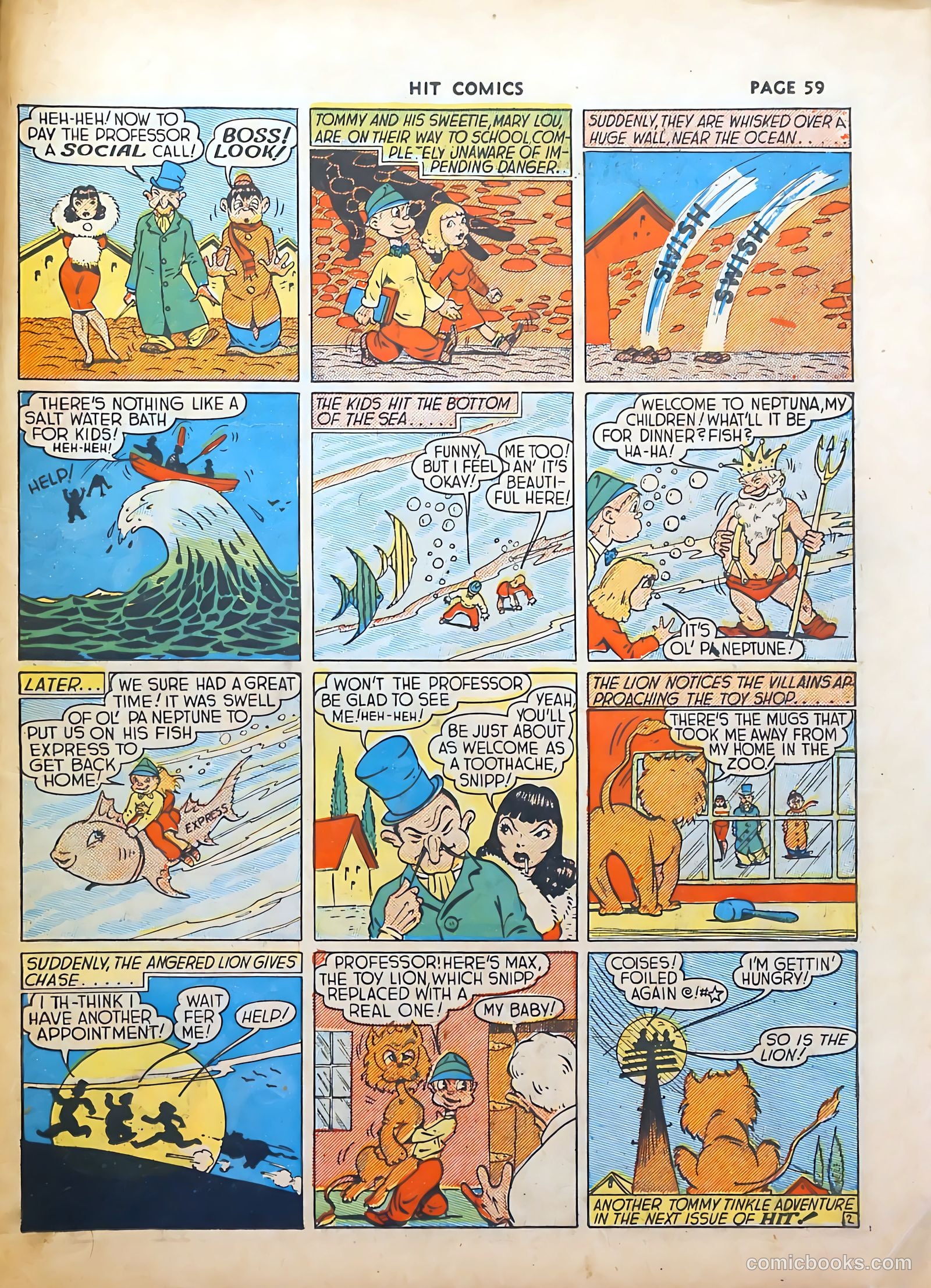 Hit Comics #2 (1940) — page 61 of 68