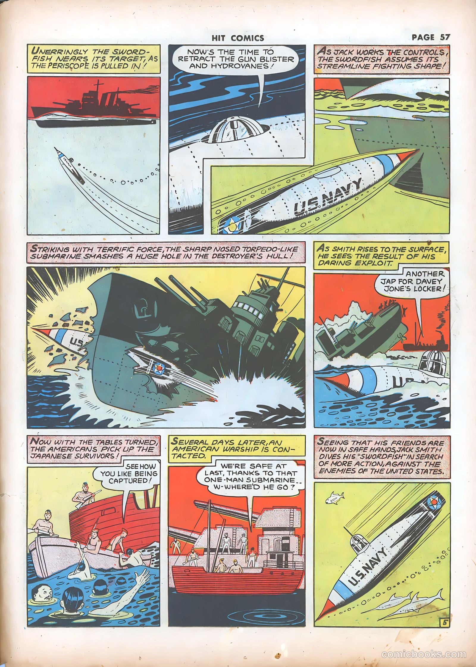 Hit Comics #22 (1942) — page 59 of 69