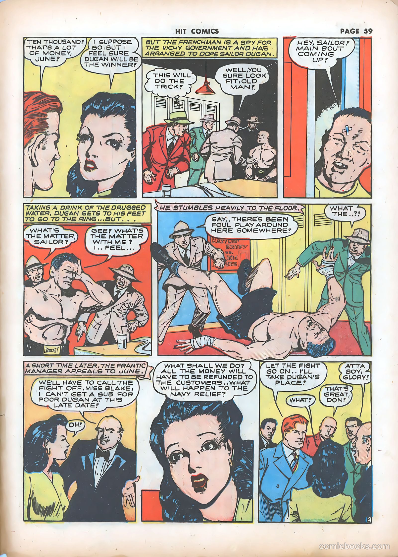 Hit Comics #22 (1942) — page 61 of 69
