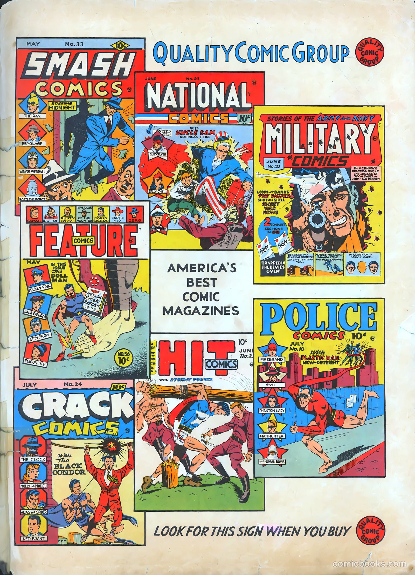 Hit Comics #22 (1942) — page 67 of 69