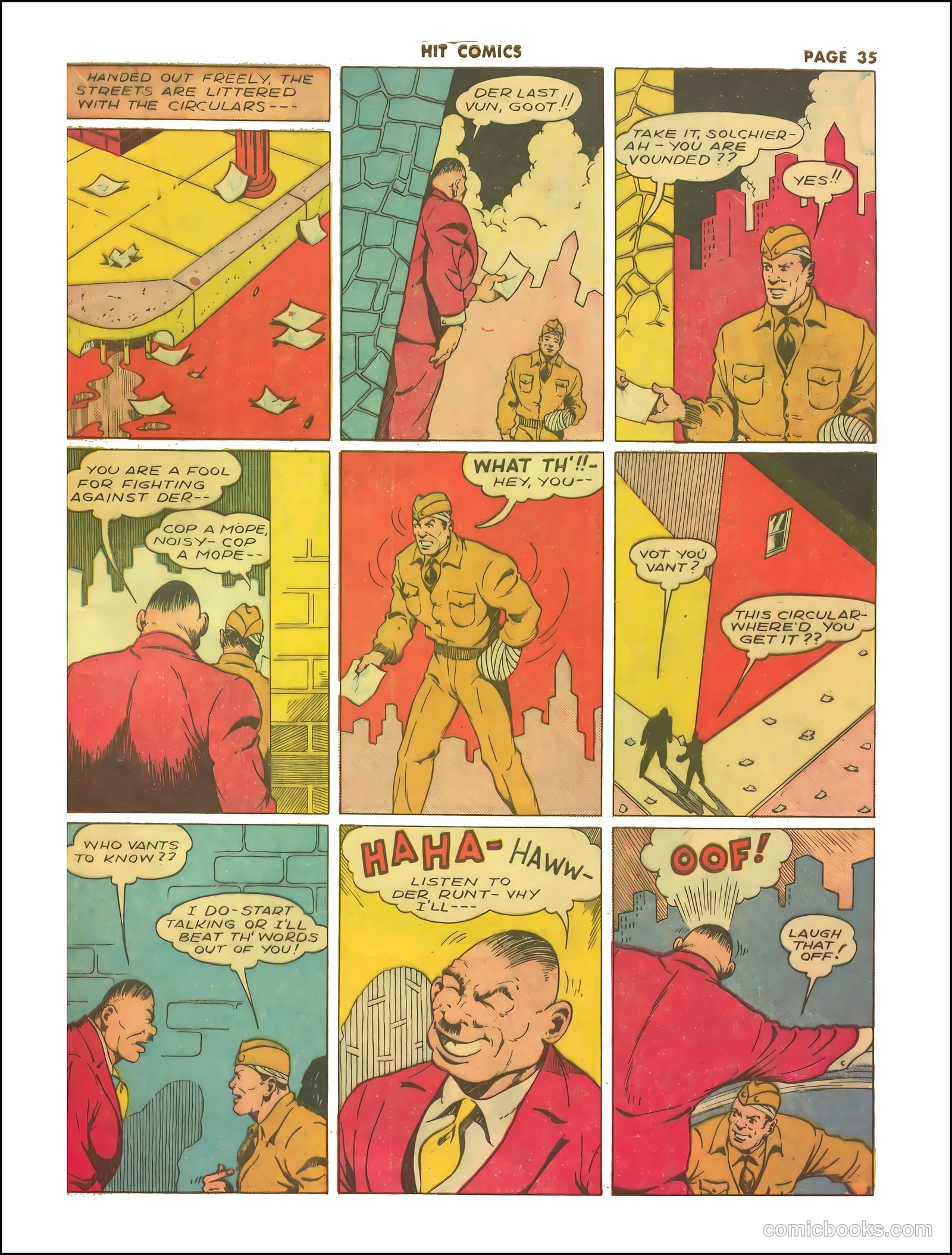 Hit Comics #23 (1942) — page 37 of 68