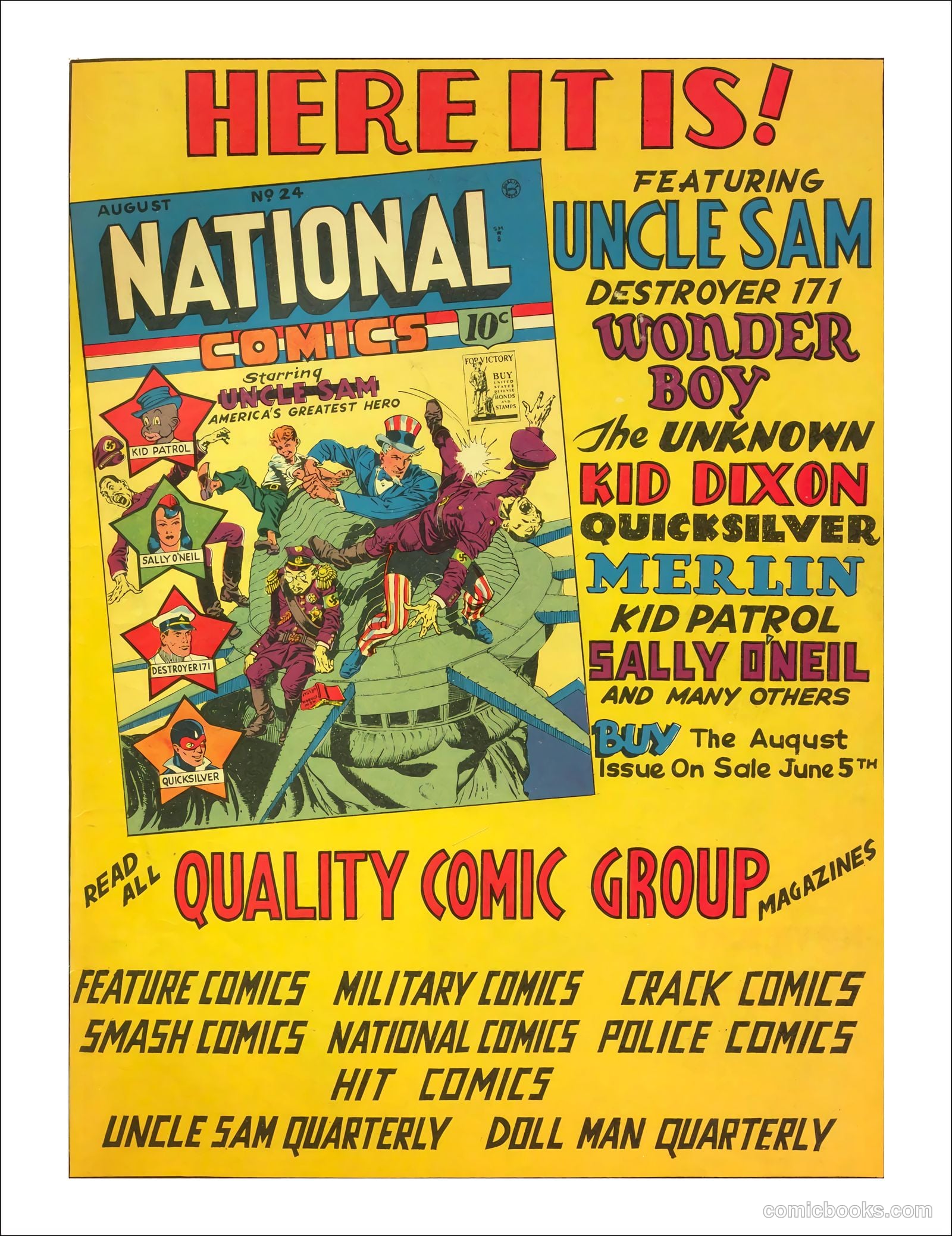 Hit Comics #23 (1942) — page 67 of 68