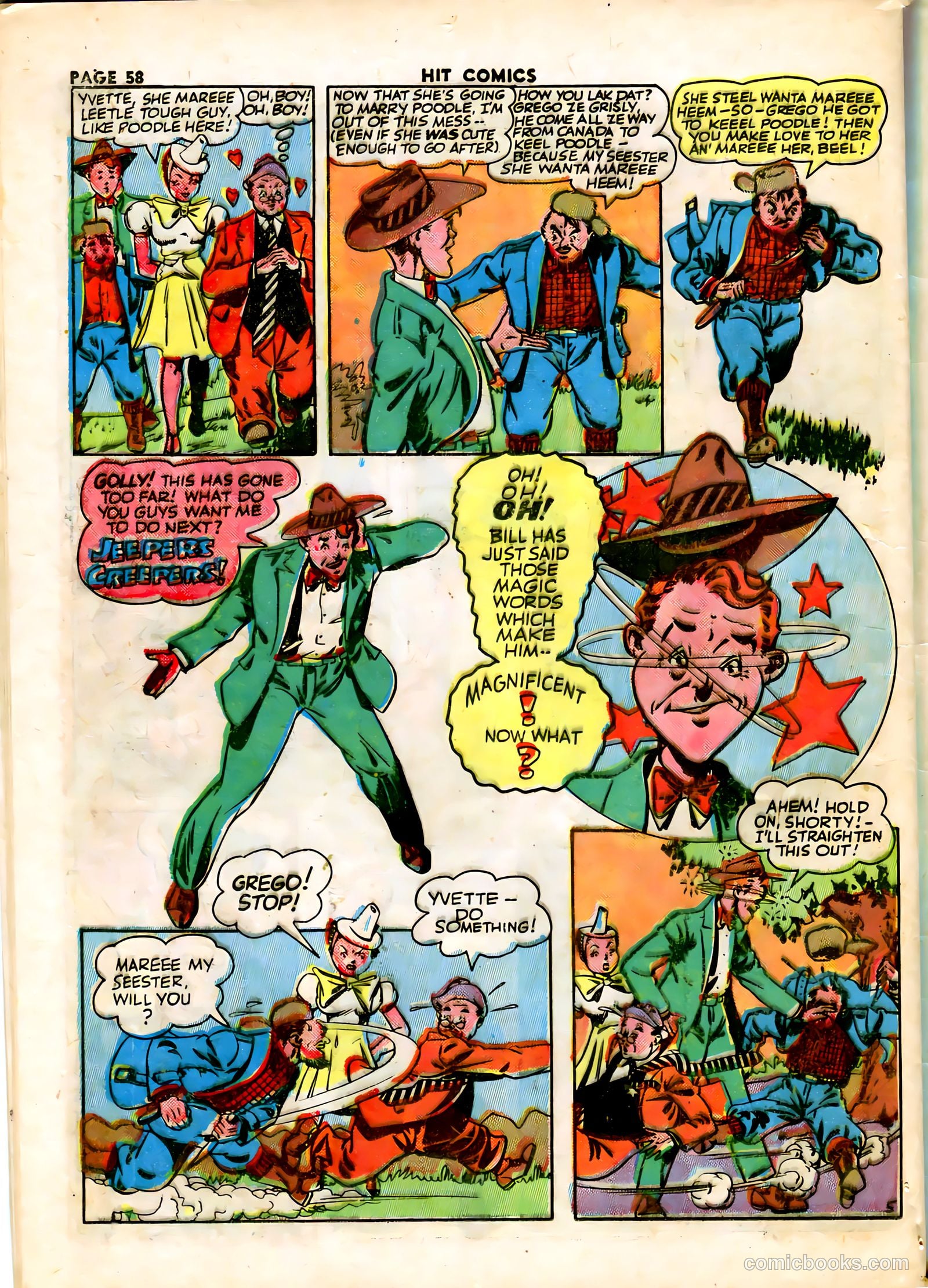 Hit Comics #28 (1943) — page 61 of 69
