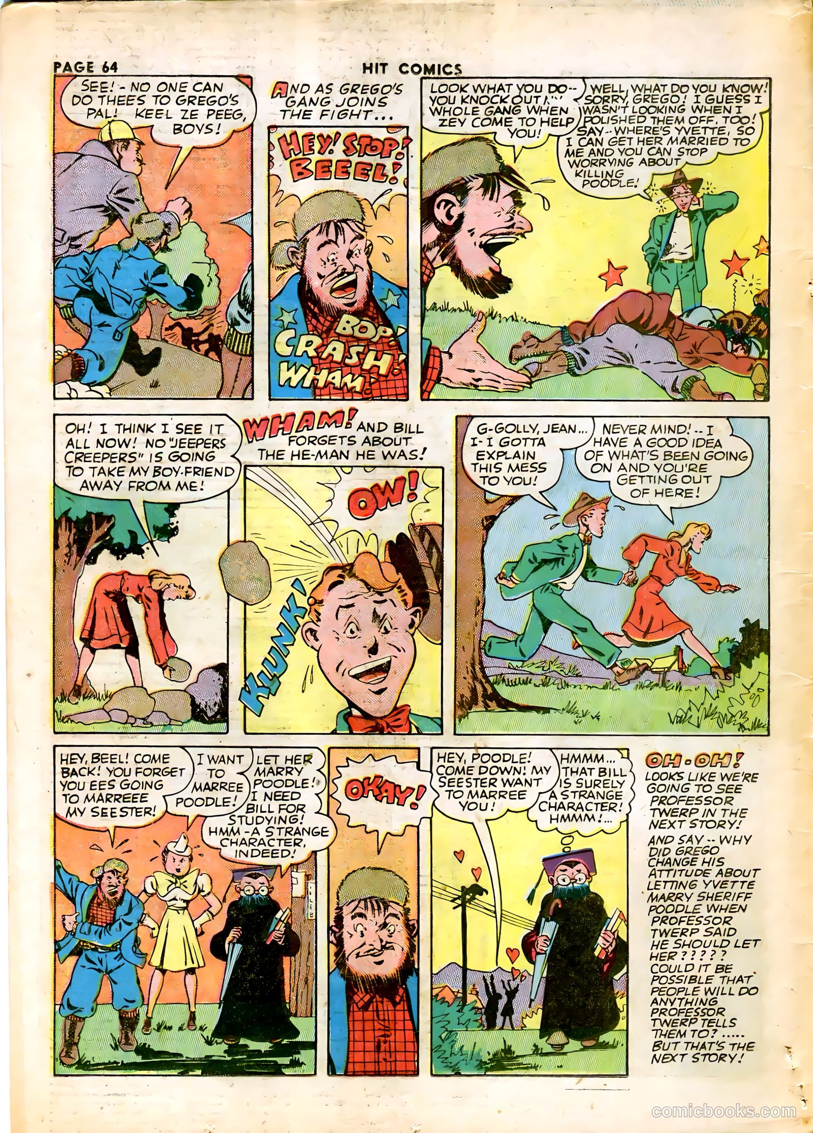 Hit Comics #28 (1943) — page 67 of 69