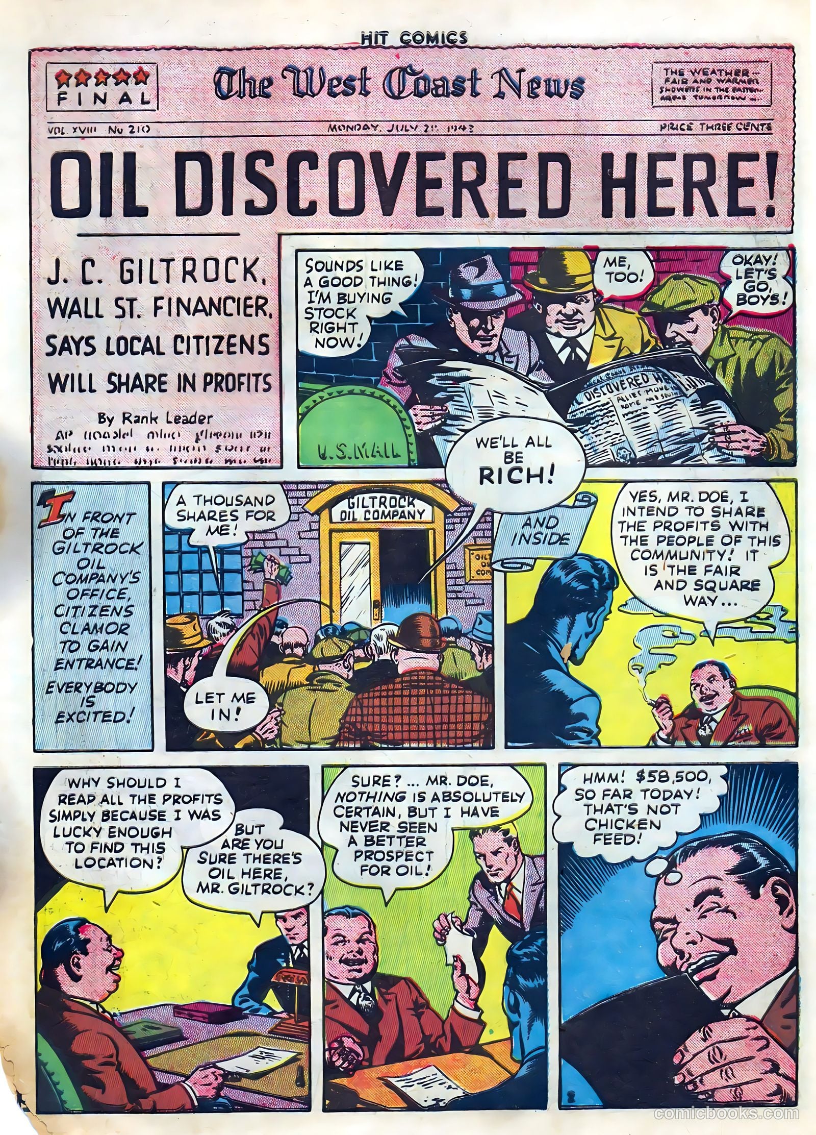 Hit Comics #30 (1943) — page 20 of 63