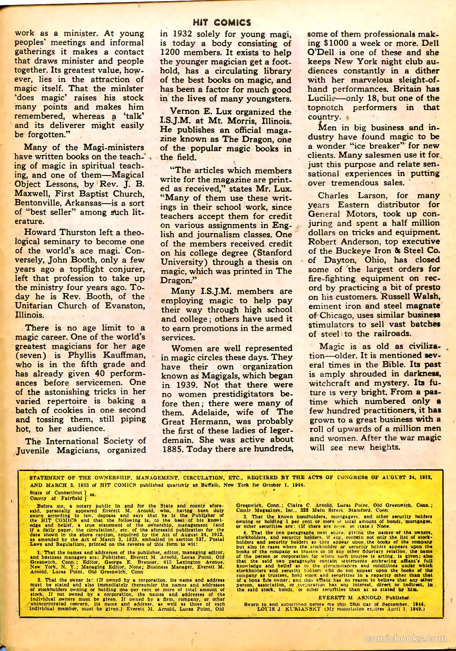 Hit Comics #35 (1945) — page 47 of 60