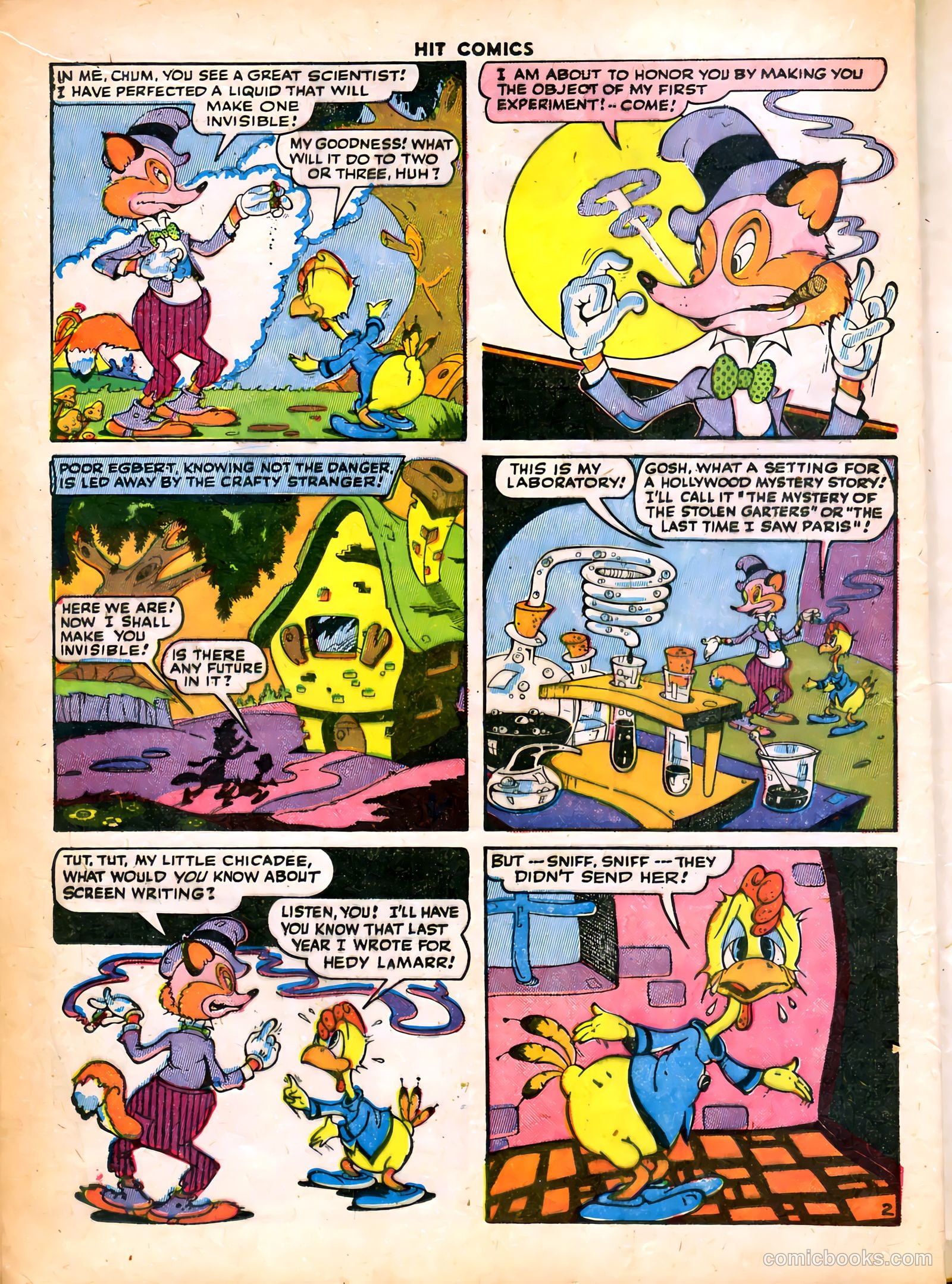 Hit Comics #36 (1945) — page 20 of 60