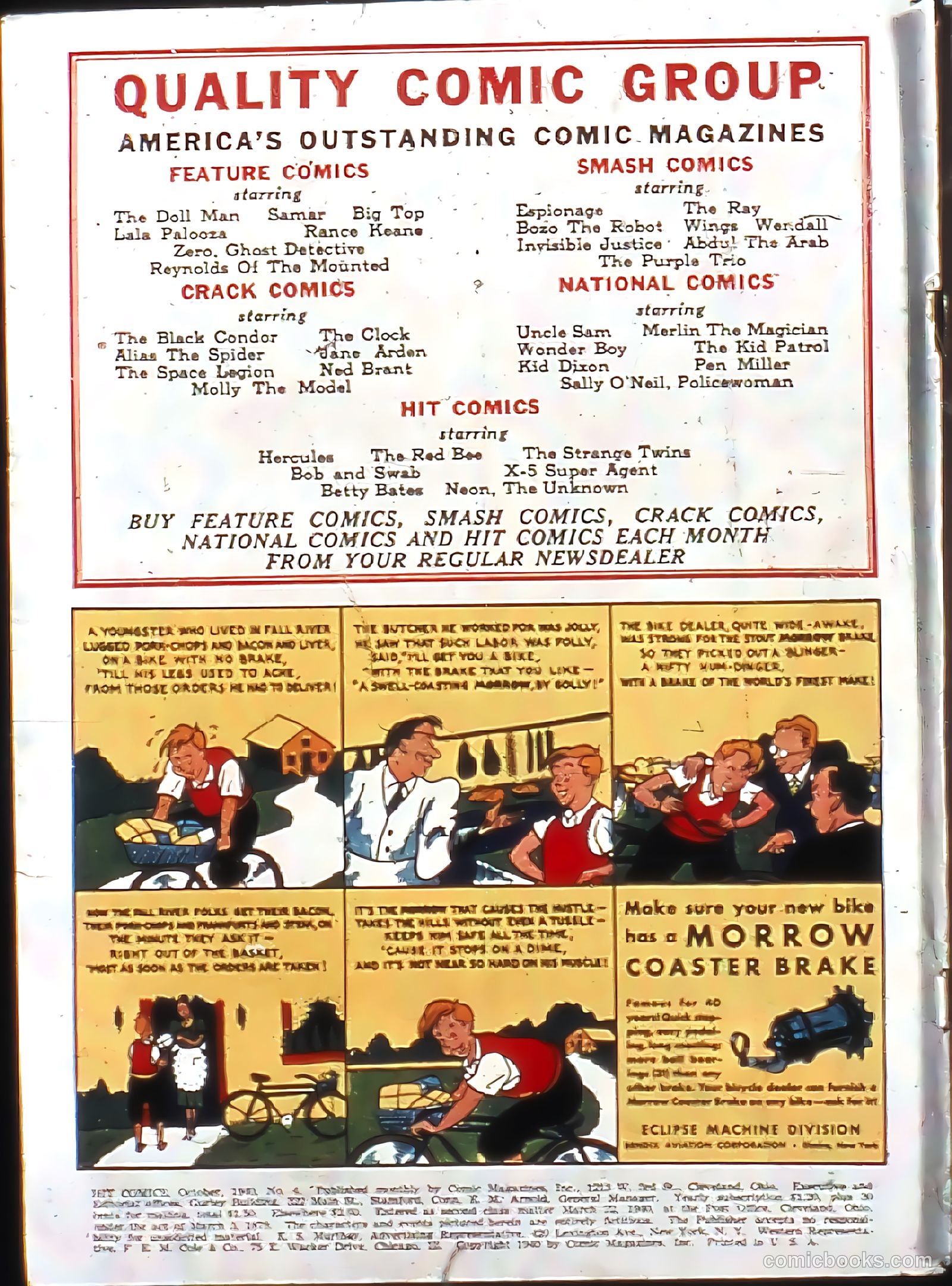 Hit Comics #4 (1940) — page 2 of 68