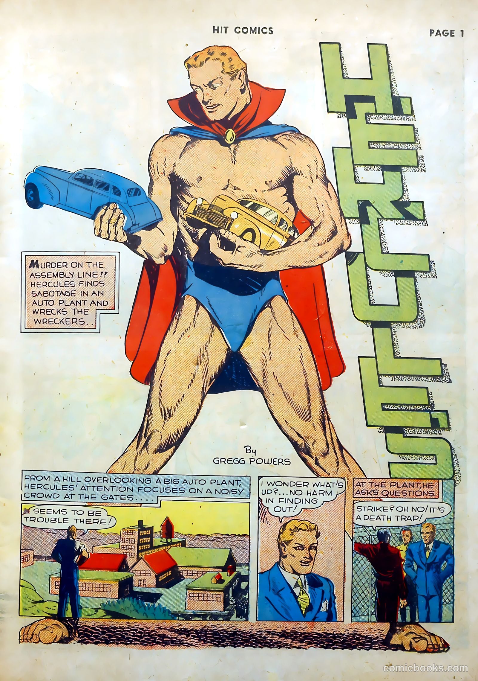 Hit Comics #5 (1940) — page 3 of 68