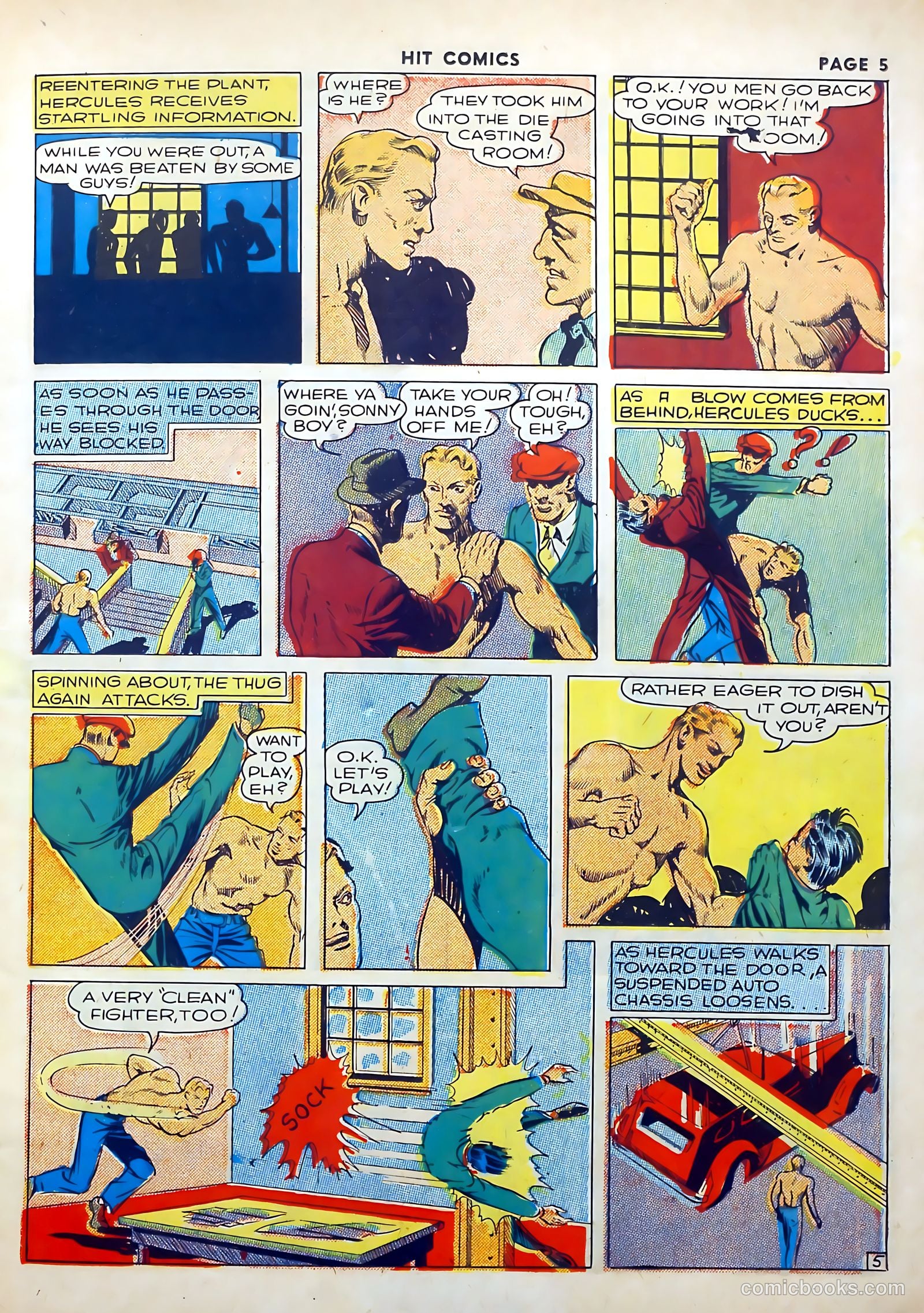 Hit Comics #5 (1940) — page 7 of 68